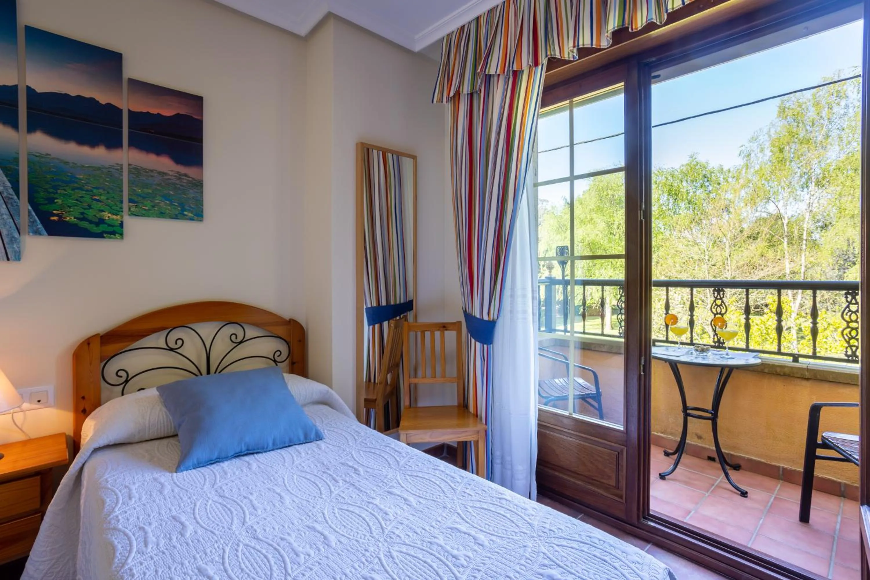 Bed in Posada El Trasmerano