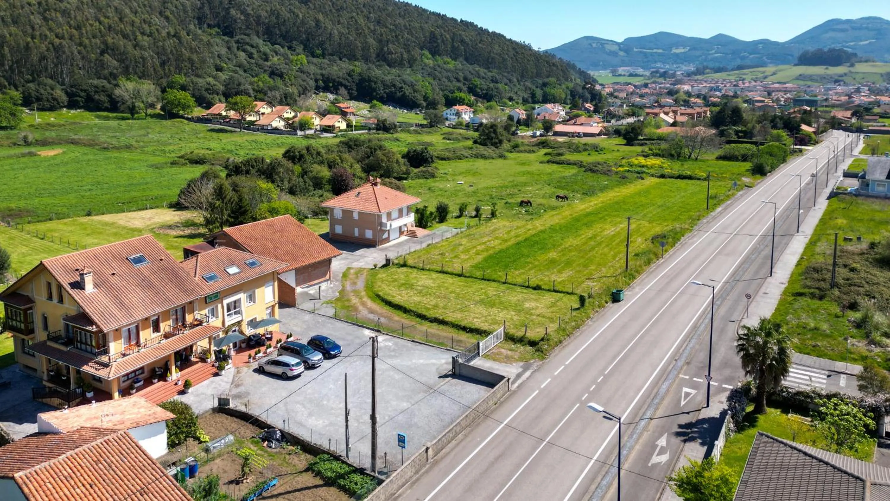 Bird's eye view in Posada El Trasmerano