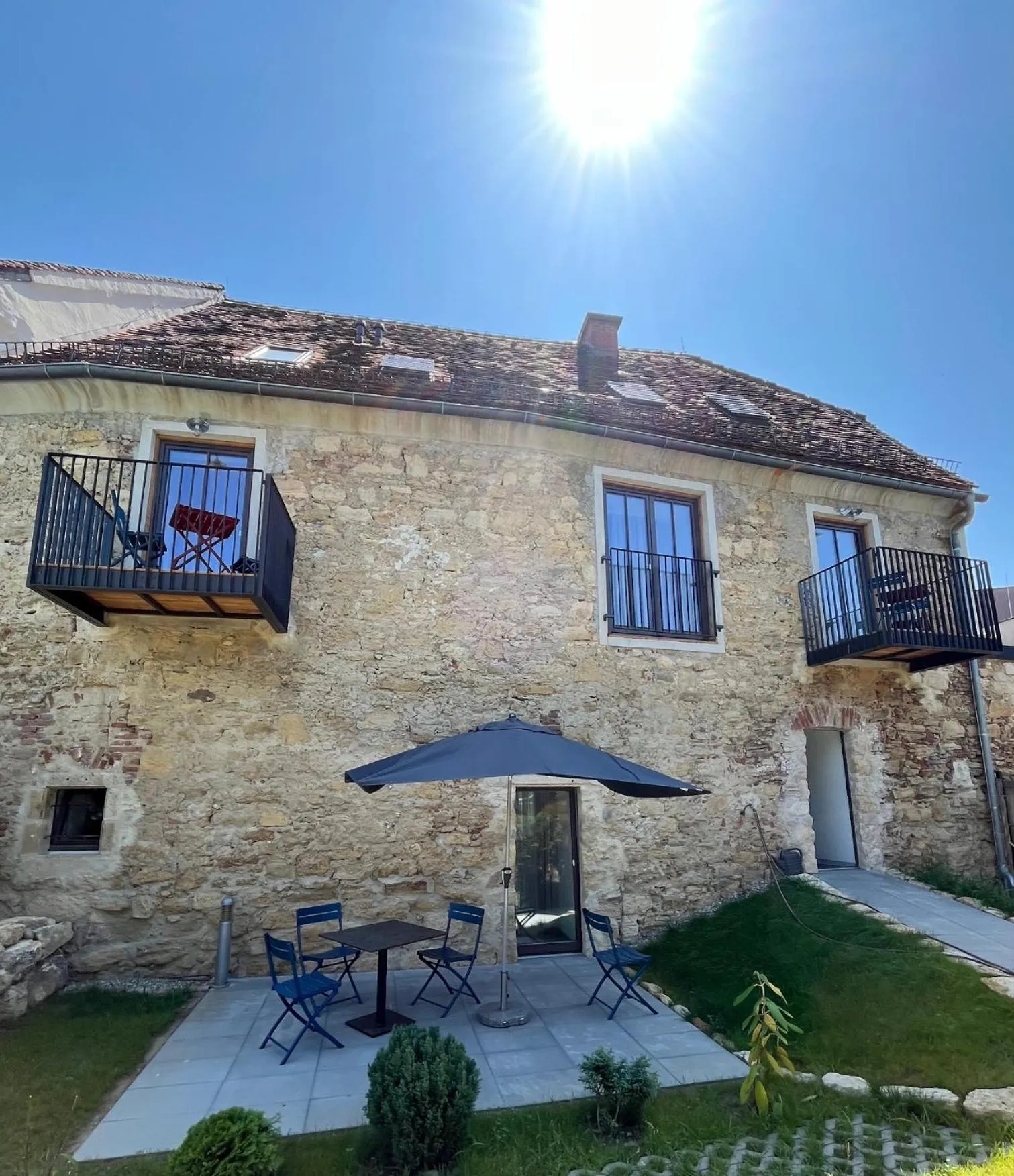 Balcony/Terrace in Kaiser von Österreich, Historik- und Thermalhotel