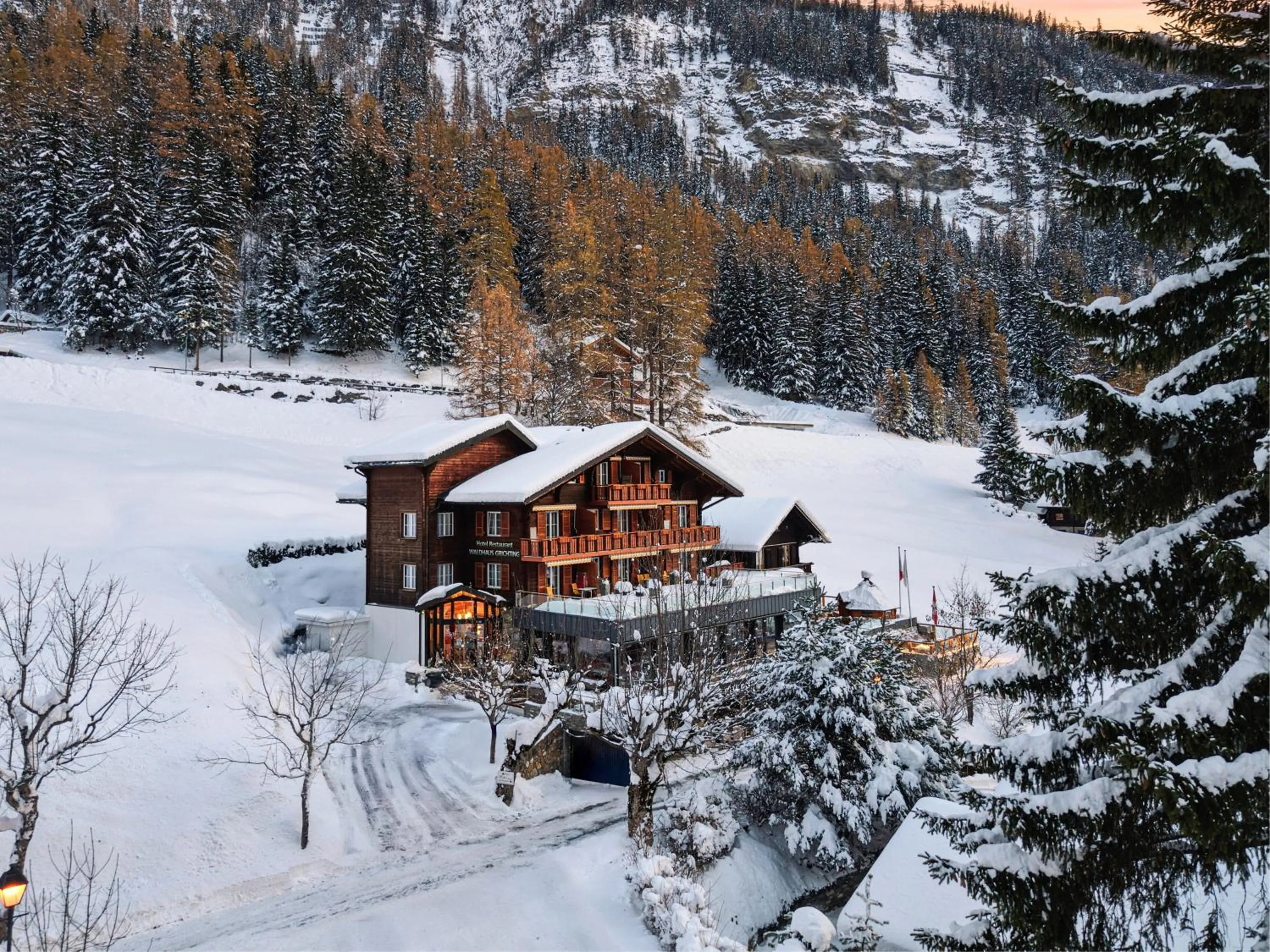 Property building in Hotel Restaurant Waldhaus