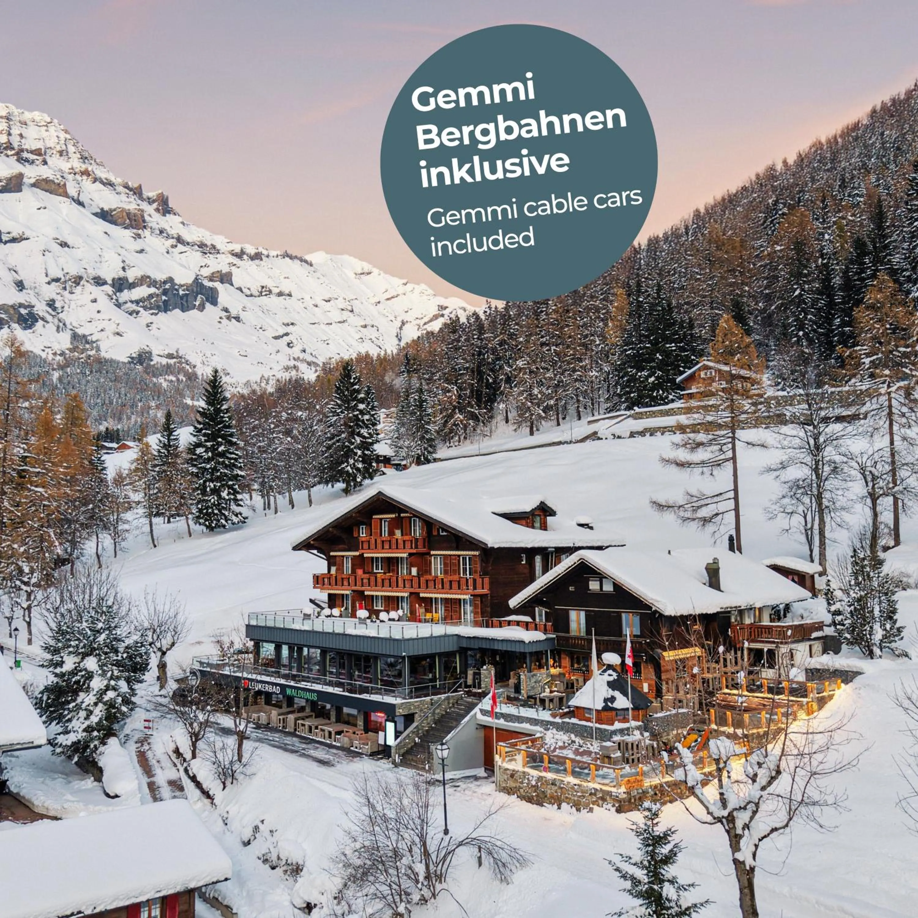 Property building in Hotel Restaurant Waldhaus