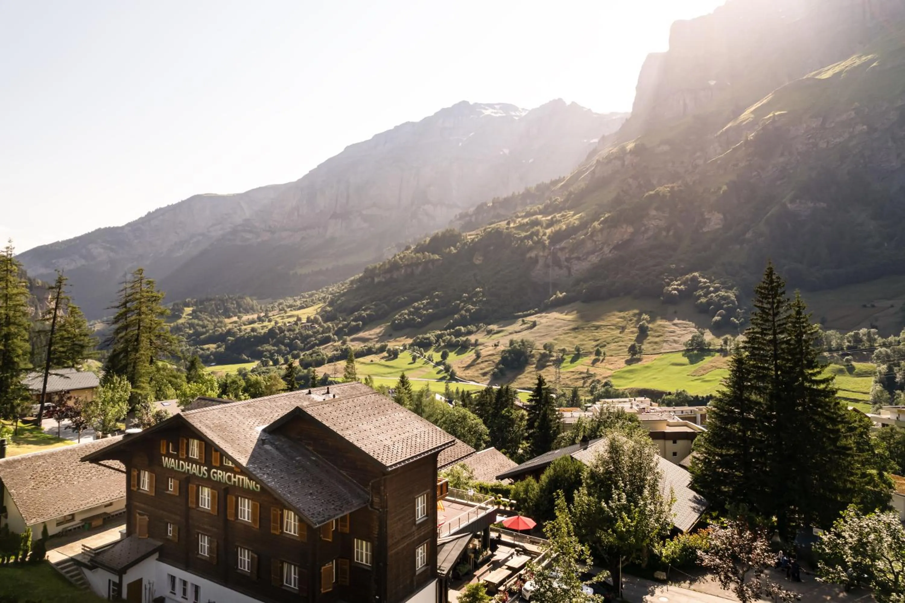 Property building in Hotel Restaurant Waldhaus