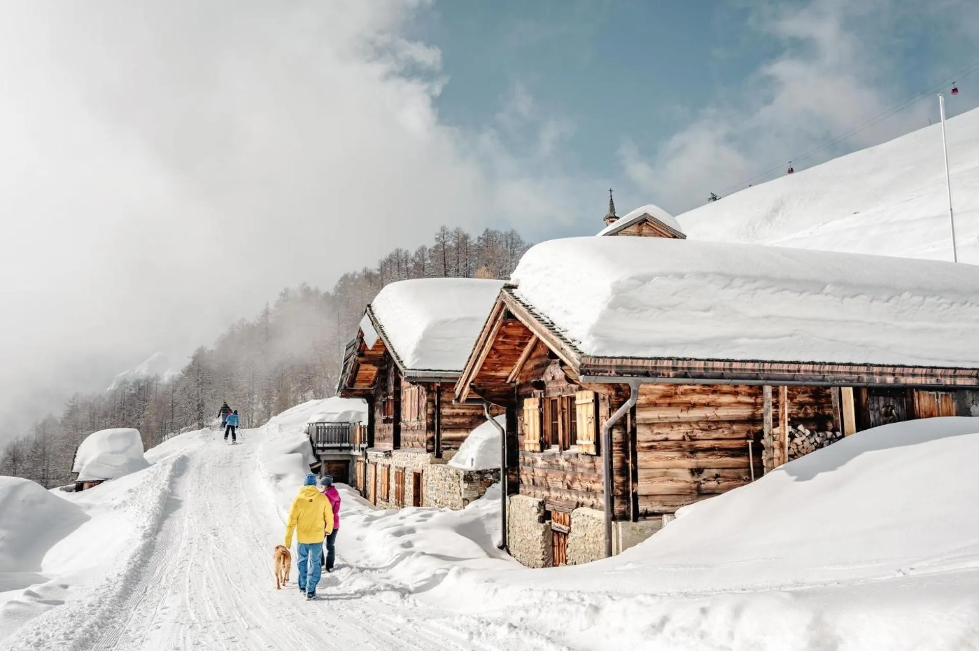 Day in Hotel Restaurant Waldhaus