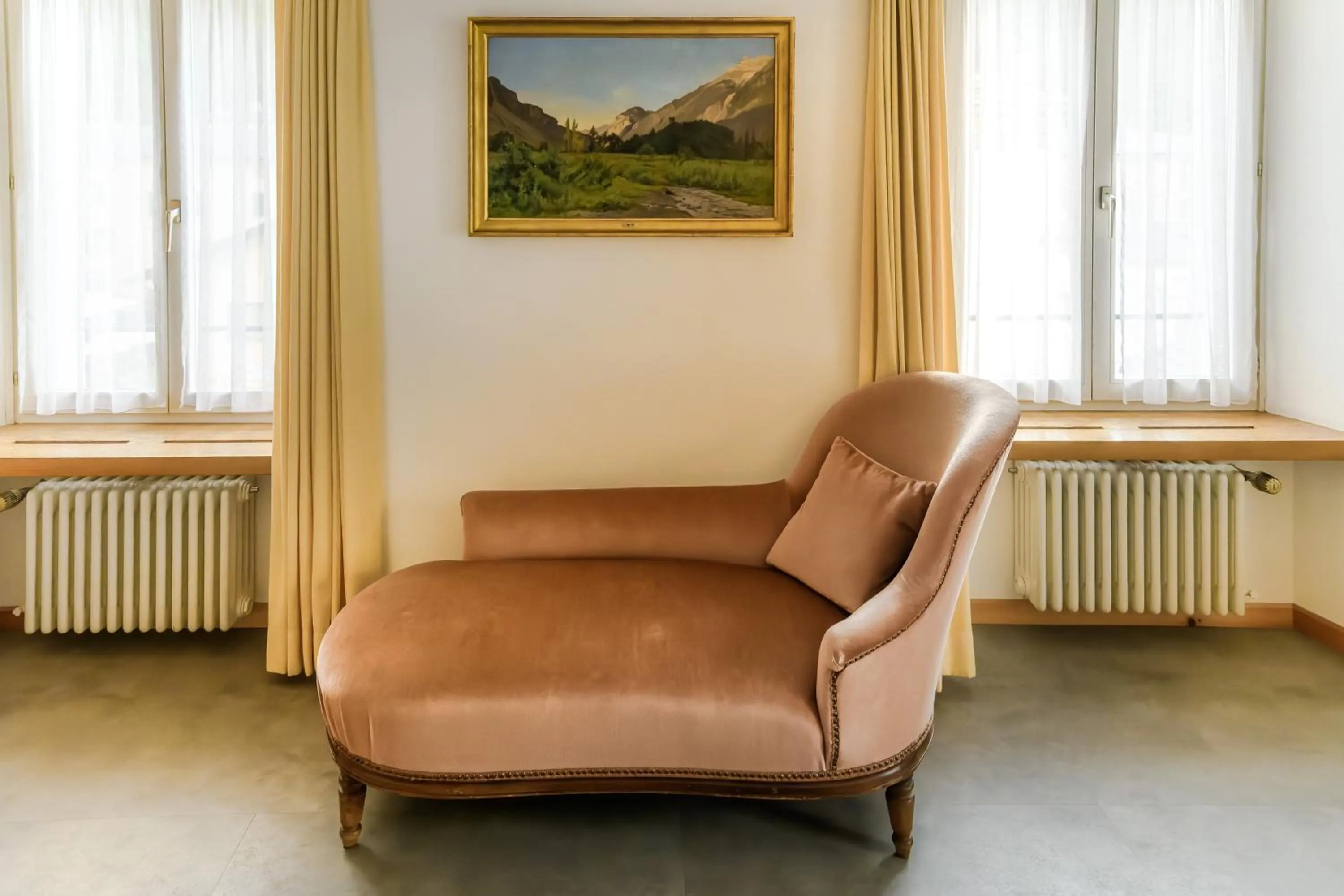 Bedroom in Poschiavo Suisse Hotel