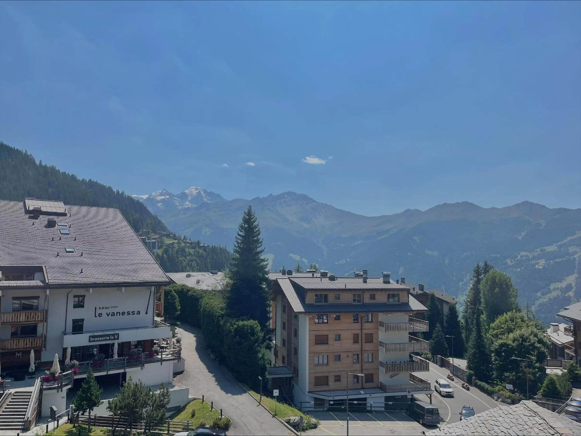 Mountain view in Hotel Ermitage Verbier