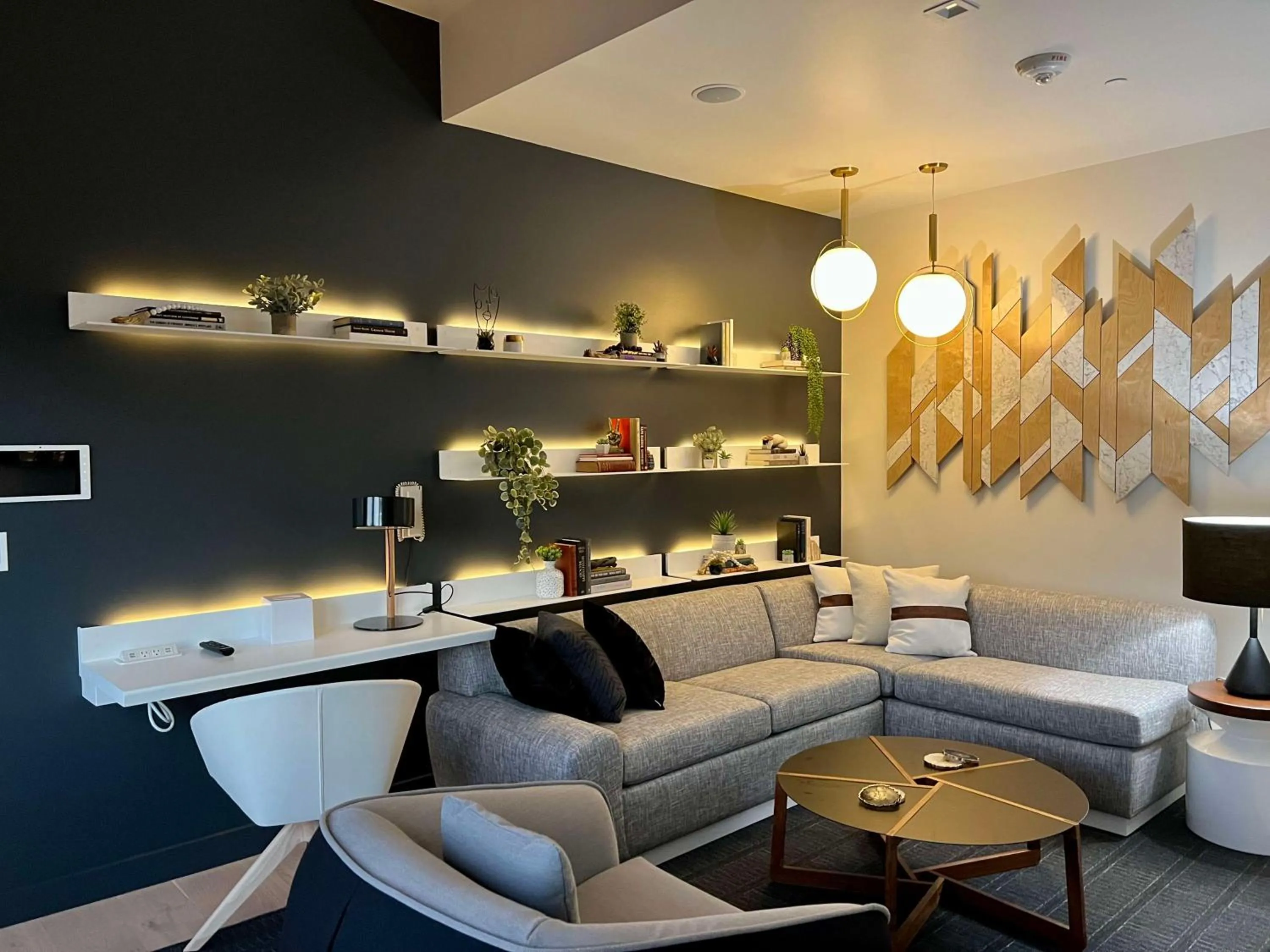 Living room in Yotel San Francisco