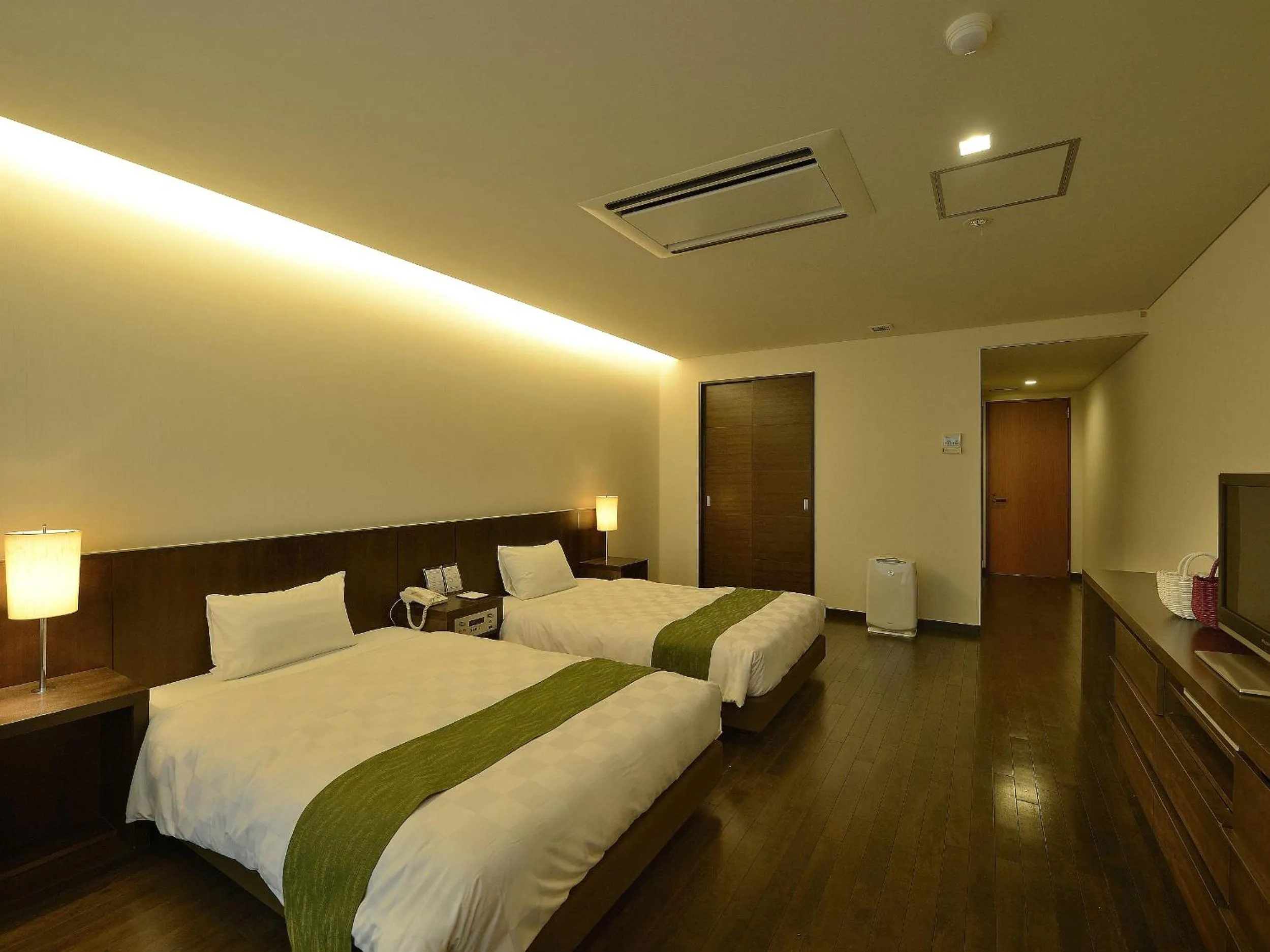 Hot Spring Bath, Bed in Shimoda Central Hotel