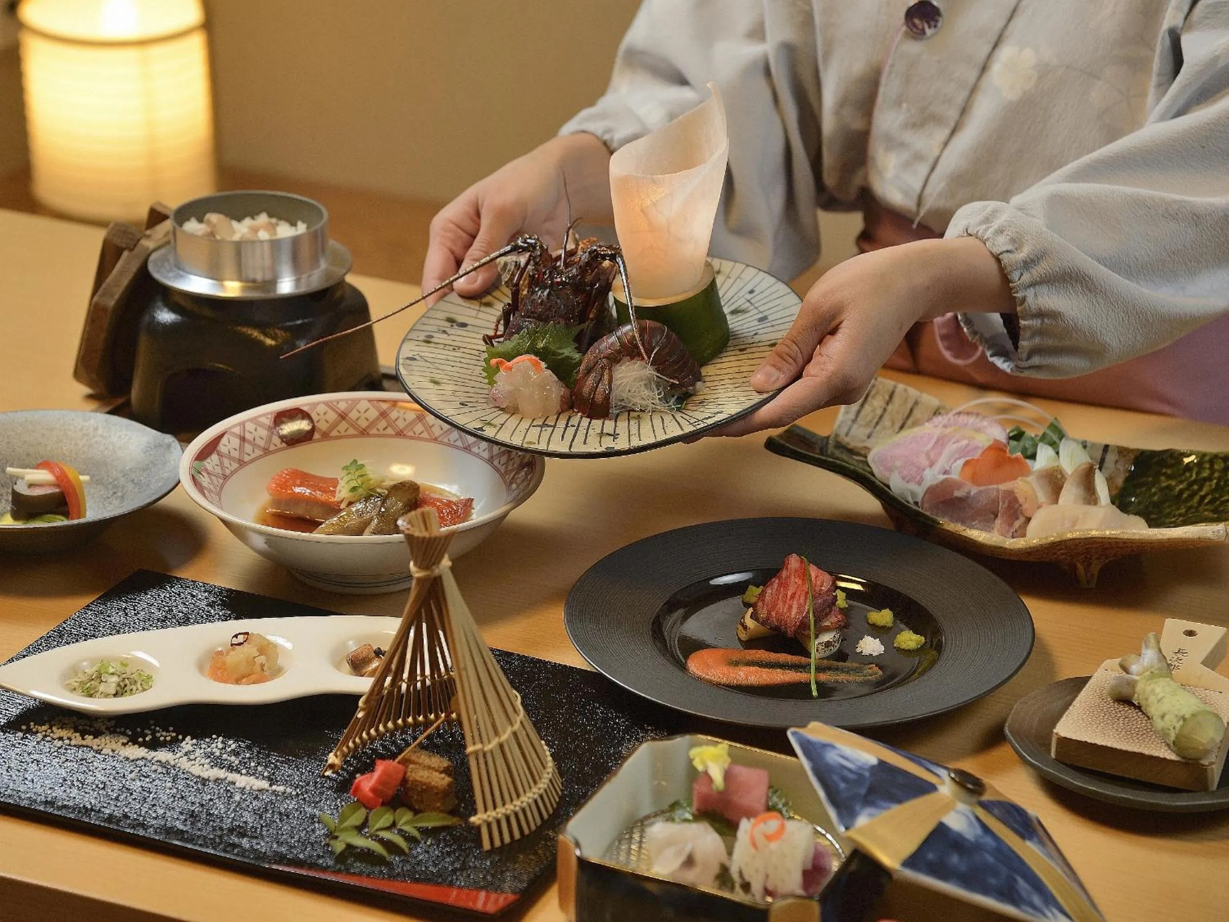Food close-up in Shimoda Central Hotel