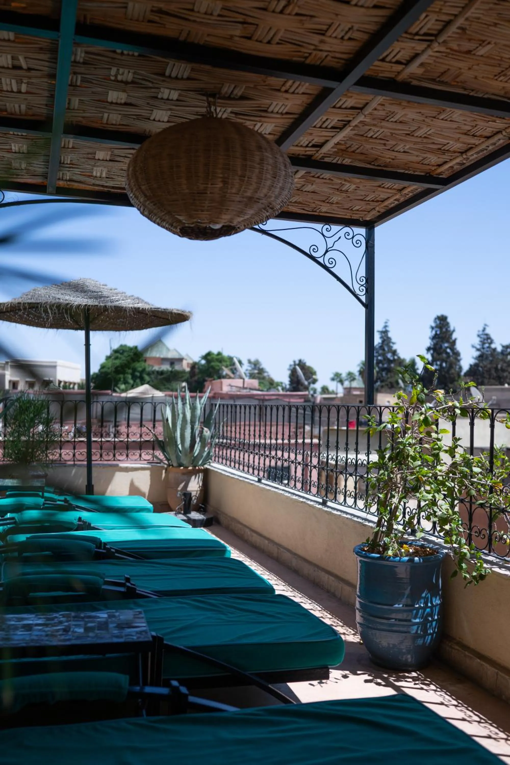 Garden view in Riad Ajmal