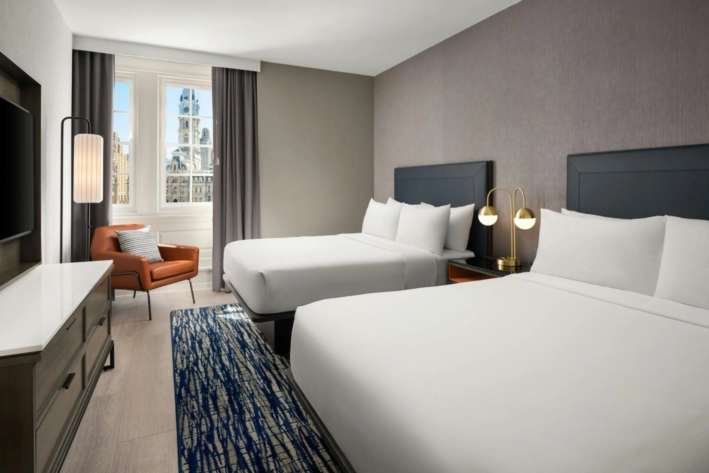 Bedroom, Bed in Courtyard by Marriott Philadelphia Downtown