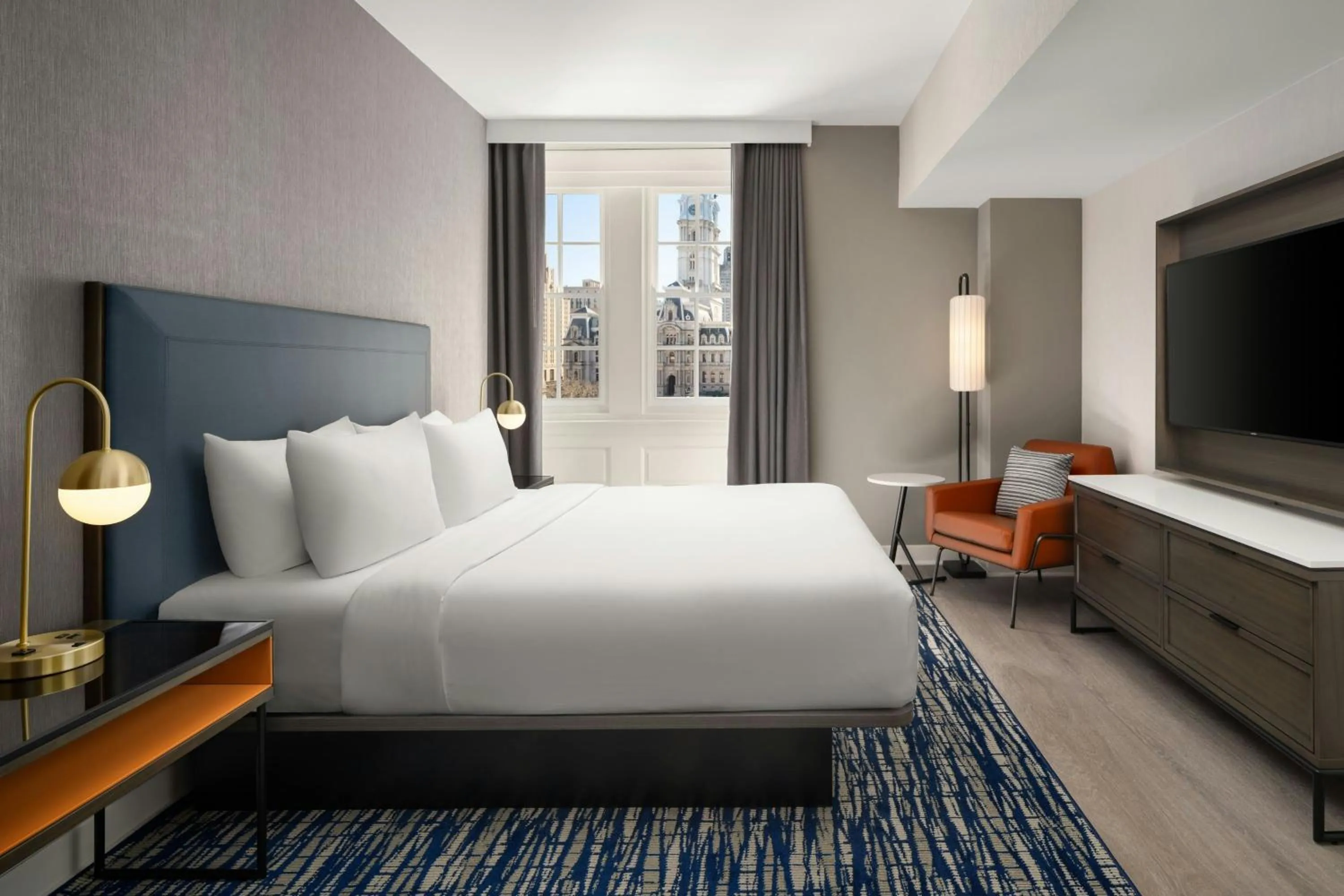 Bedroom, Bed in Courtyard by Marriott Philadelphia Downtown