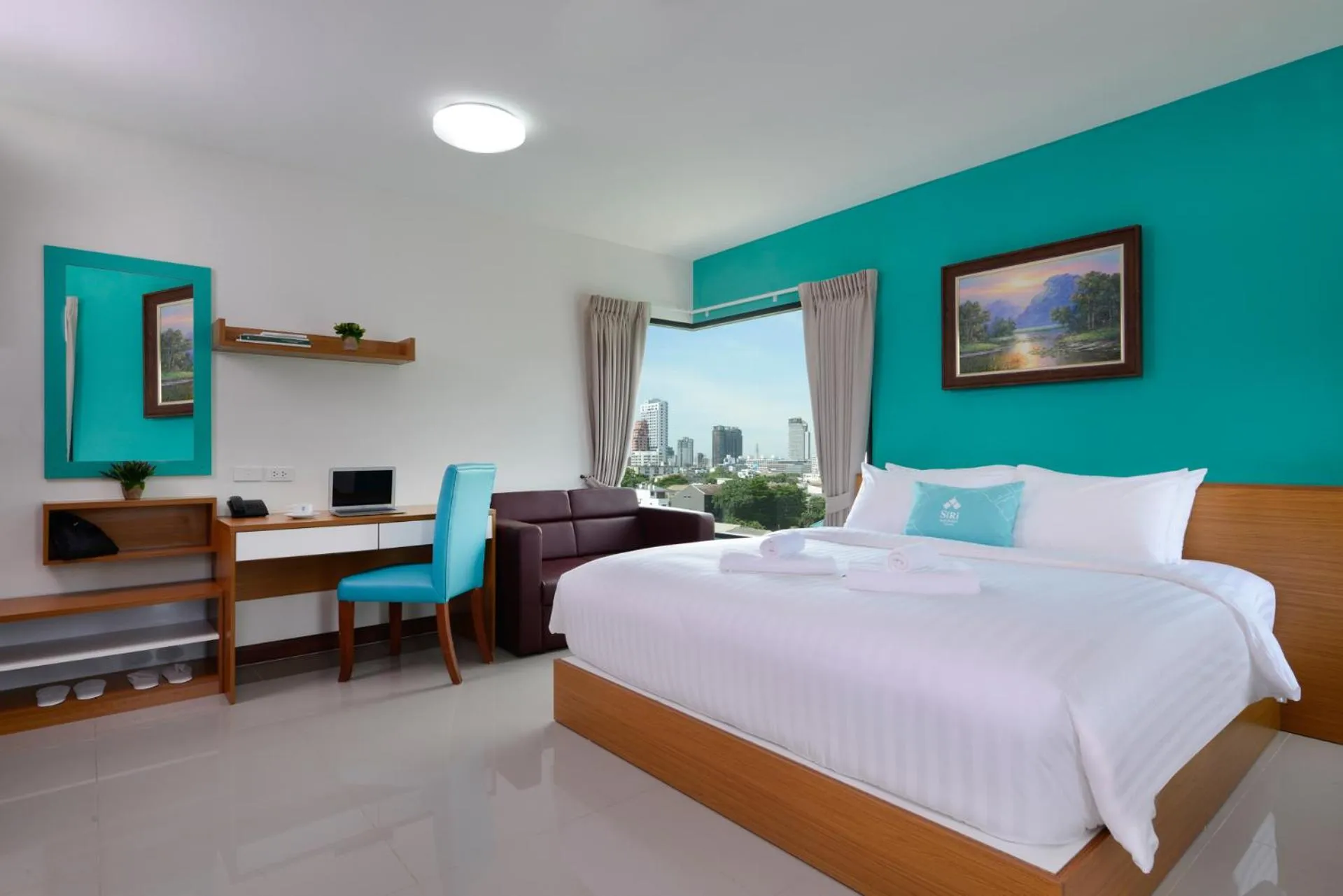 Bed in SiRi Ratchada Bangkok