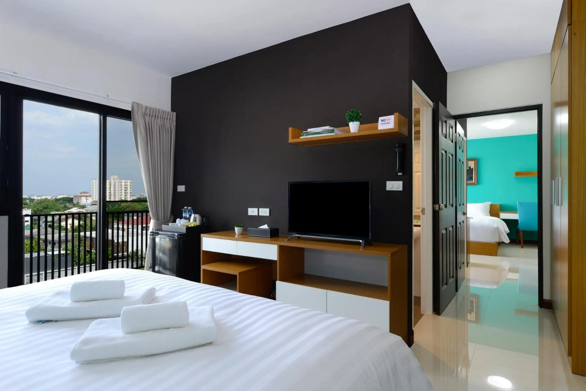 Bed in SiRi Ratchada Bangkok