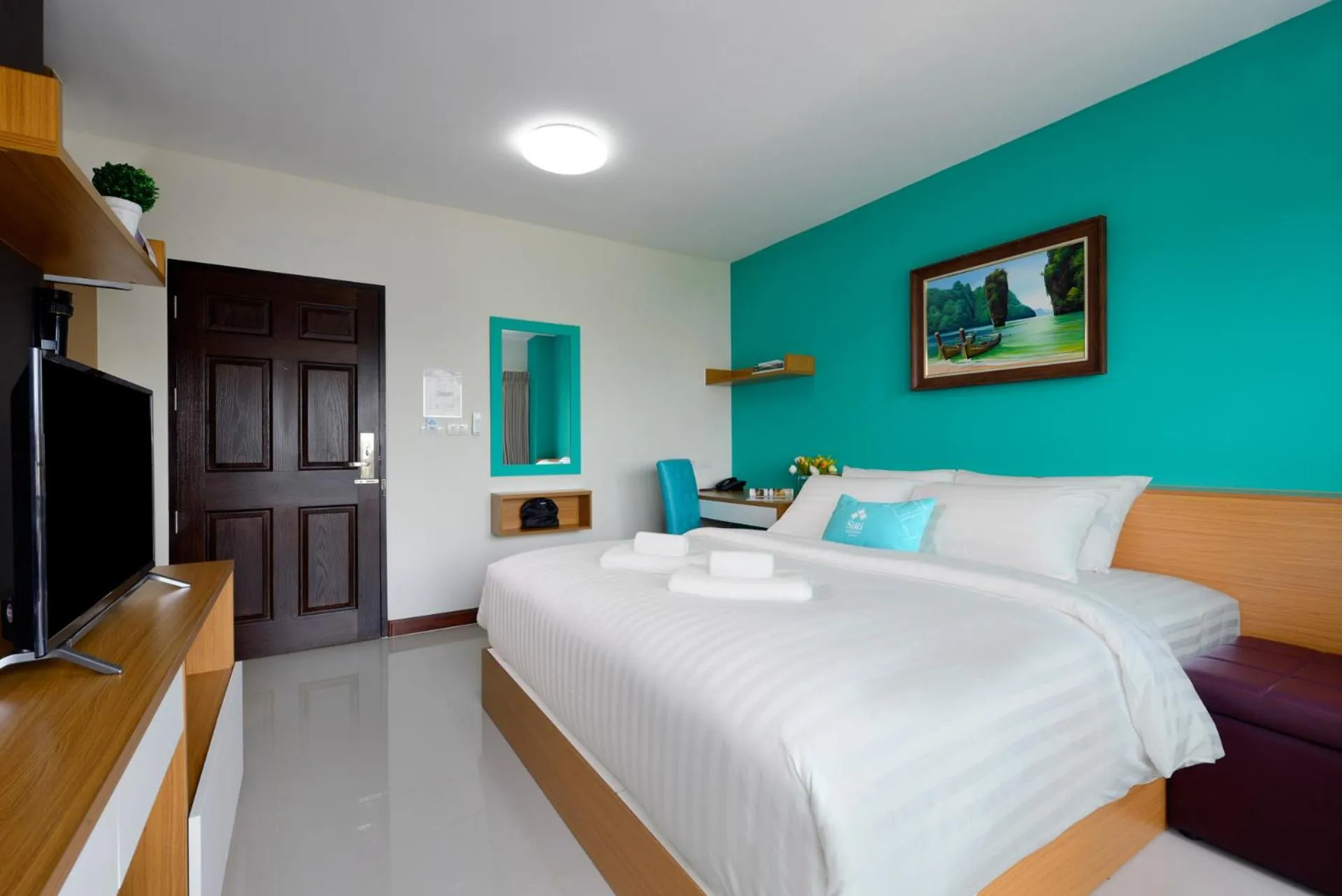 Bed in SiRi Ratchada Bangkok