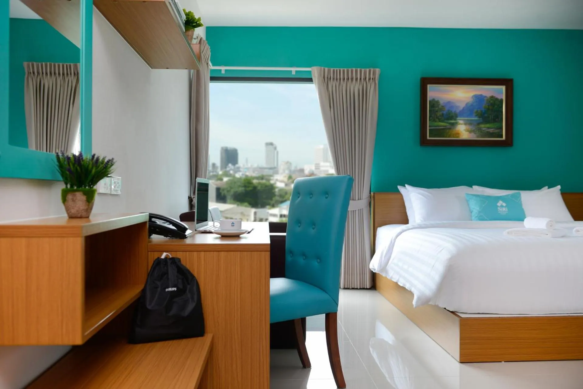 Bed in SiRi Ratchada Bangkok