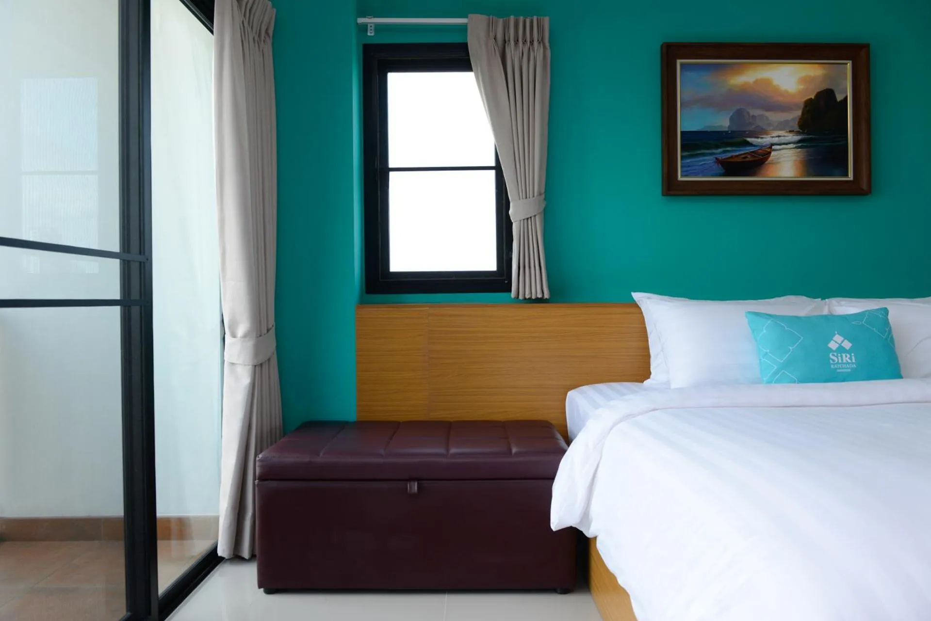 Bed in SiRi Ratchada Bangkok