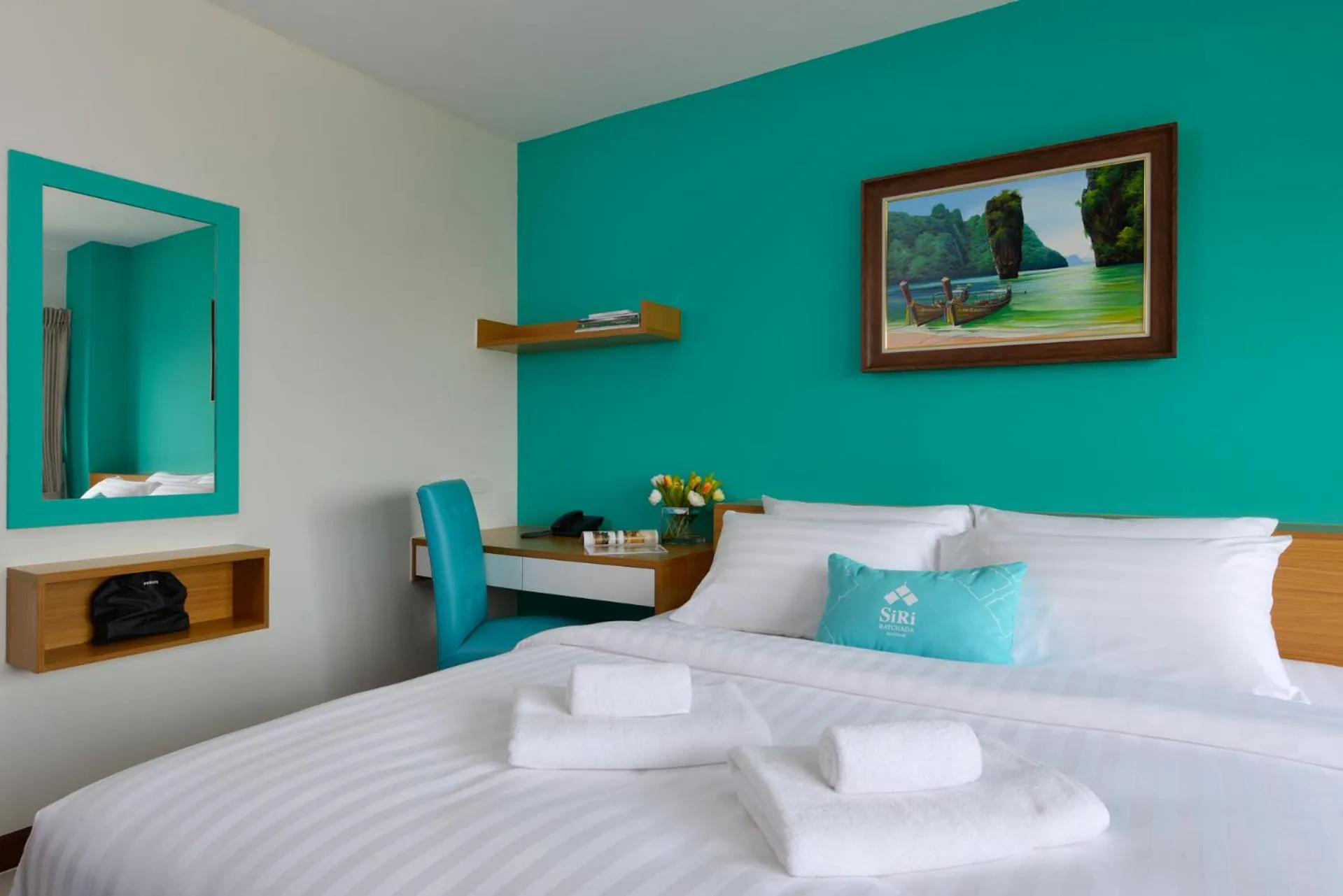 Bed in SiRi Ratchada Bangkok