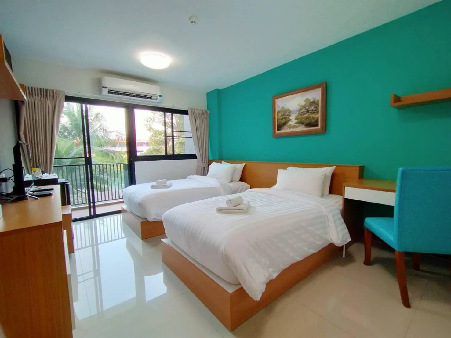 Bed in SiRi Ratchada Bangkok