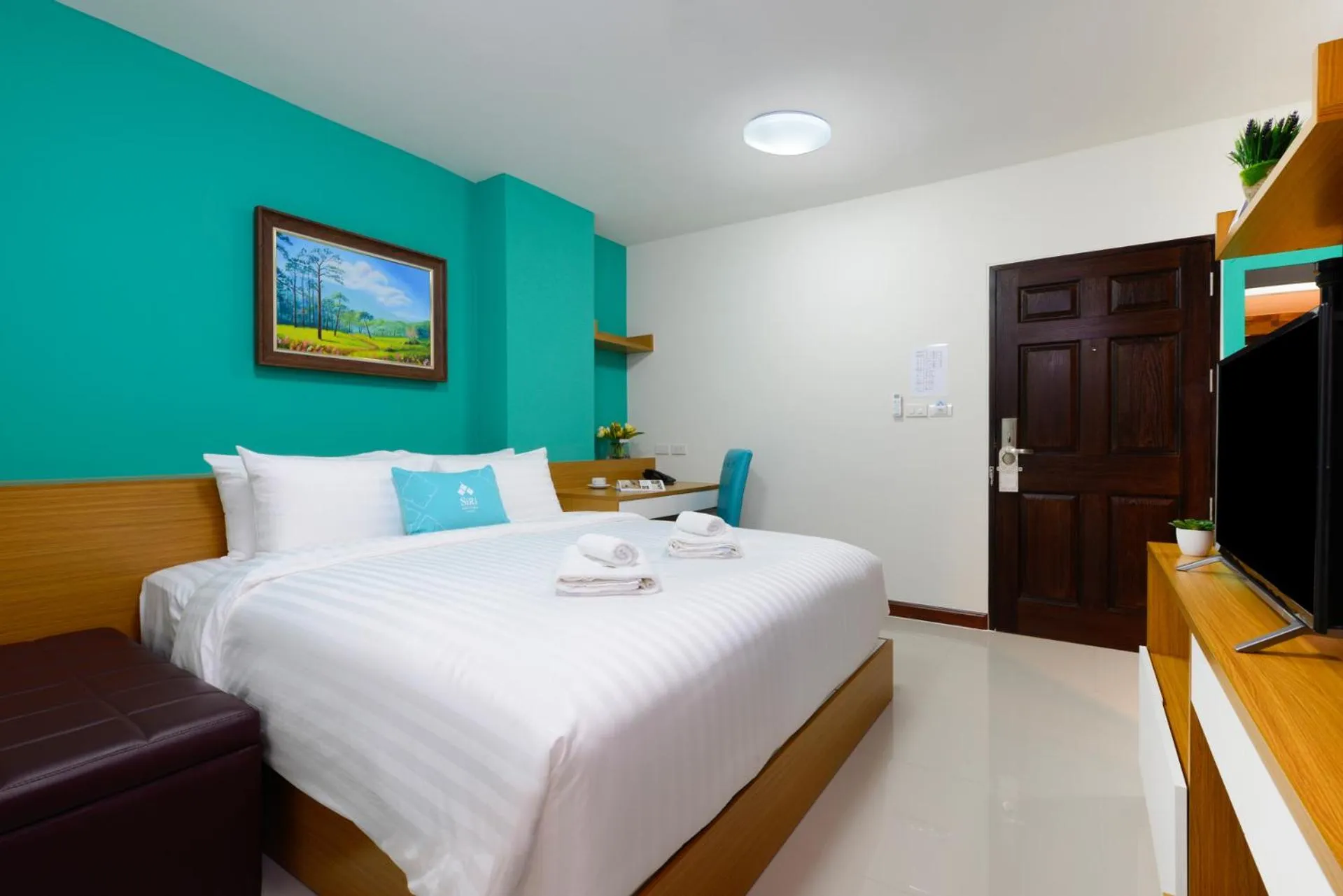 Bed in SiRi Ratchada Bangkok