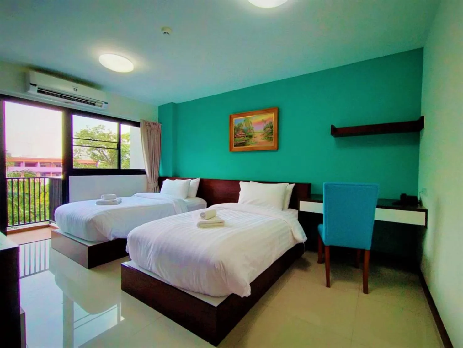 Bed in SiRi Ratchada Bangkok