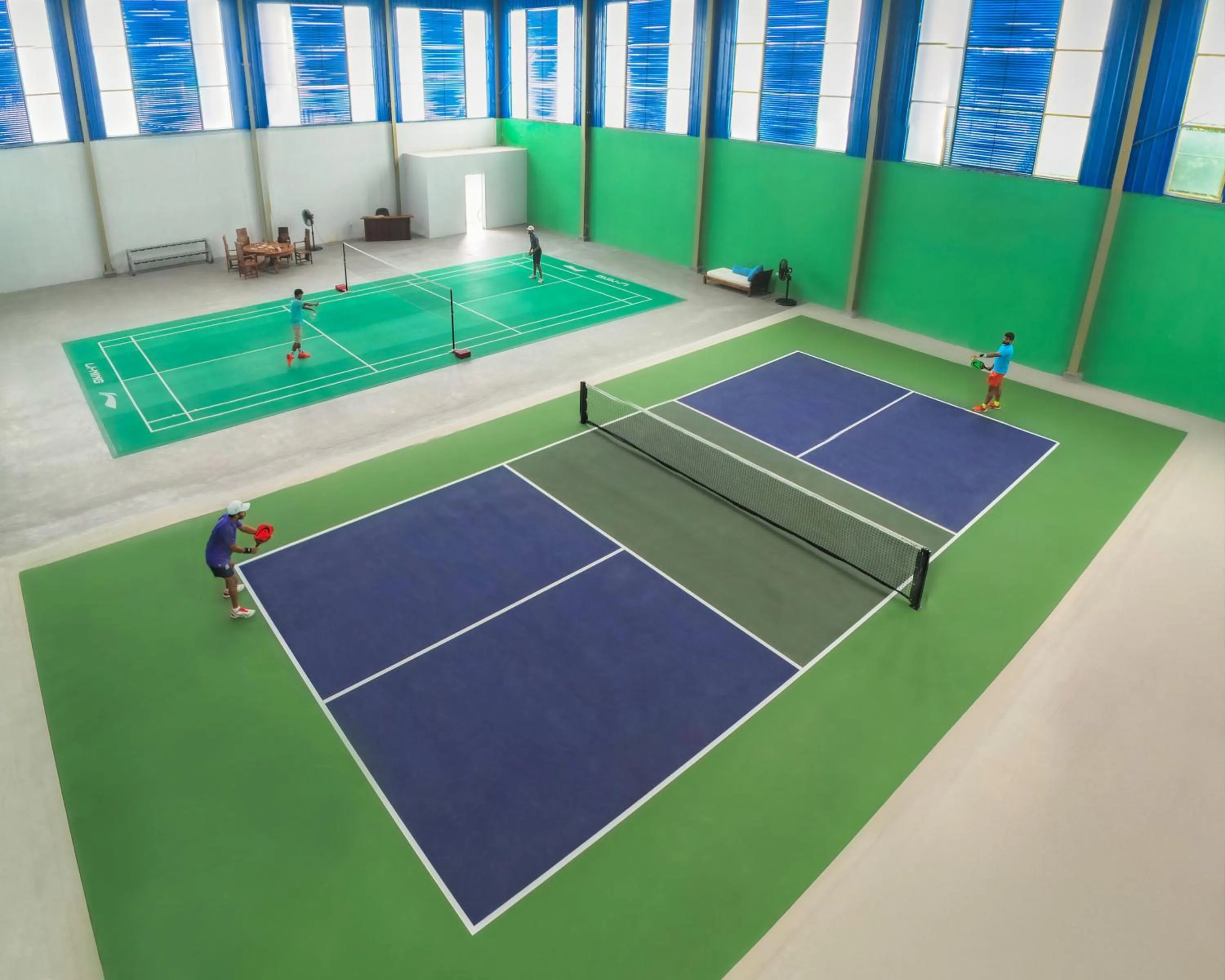Tennis court in Hideaway Beach Resort & Spa - FREE SHARED CHARTER FLIGHT for two on stays of 7 or more nights from September 2025 until 23rd December 2026