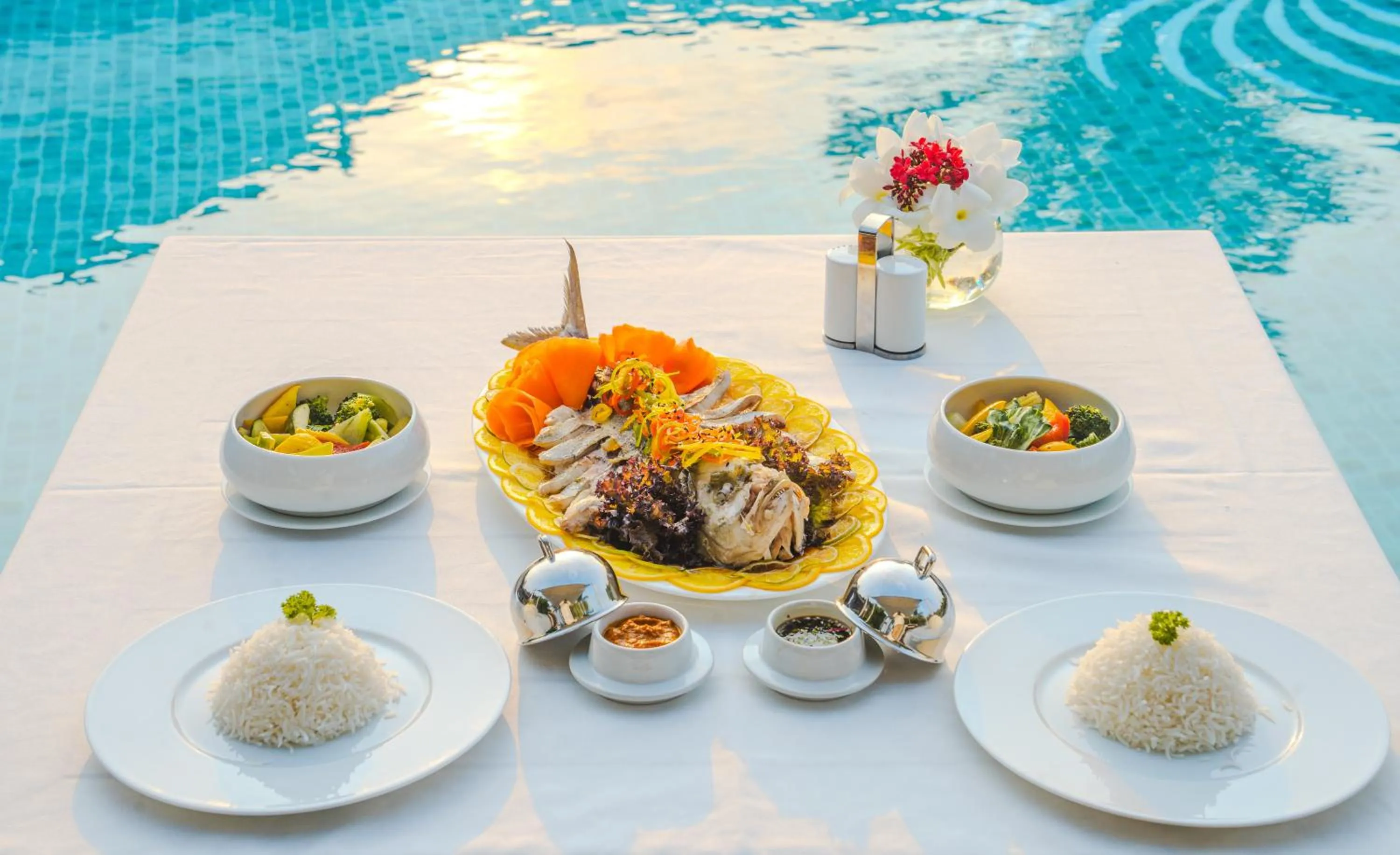 Food close-up in Hideaway Beach Resort & Spa - FREE SHARED CHARTER FLIGHT for two on stays of 7 or more nights from September 2025 until 23rd December 2026