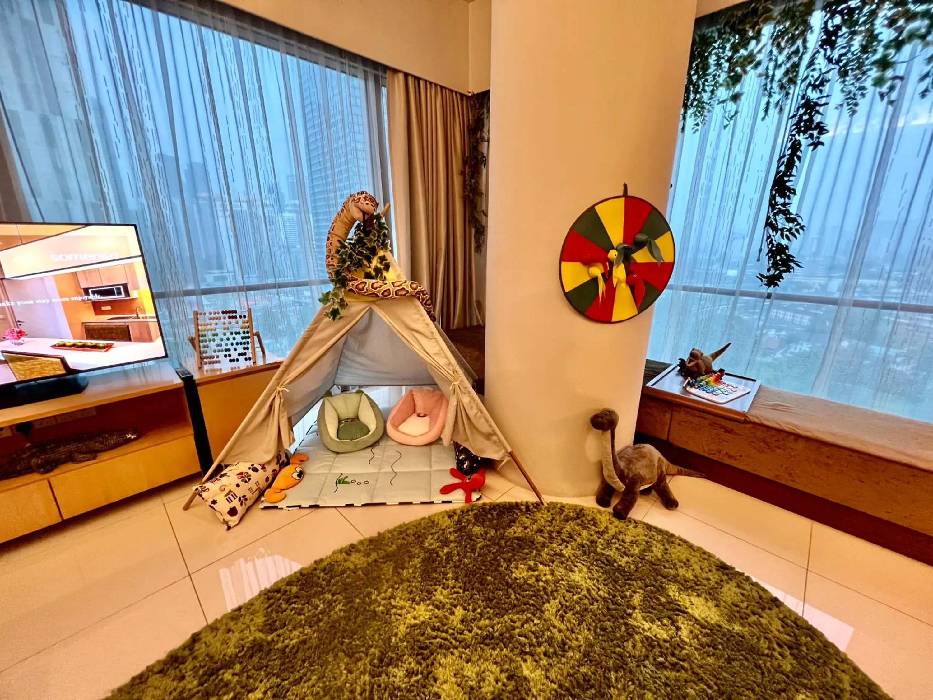 TV and multimedia, Bed in Somerset Kuala Lumpur