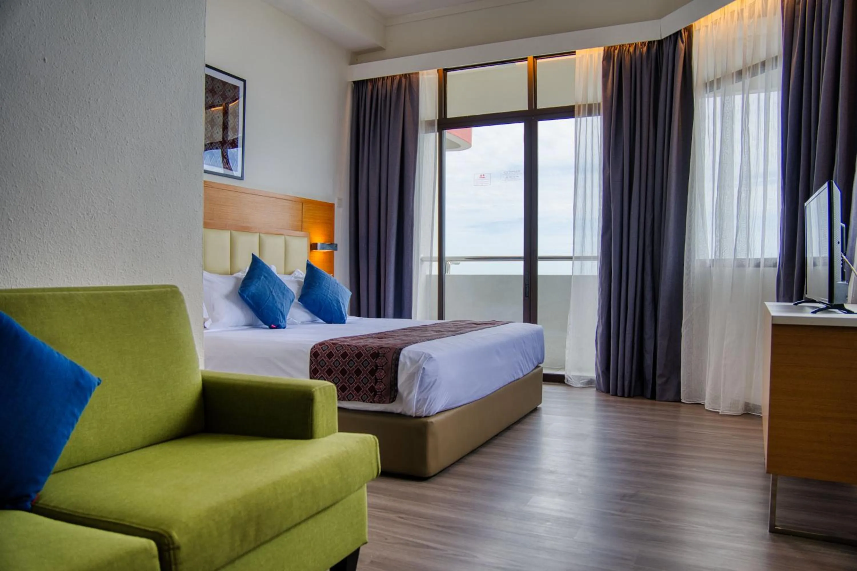Bed in Hotel Sentral Seaview @ ​Beachfront