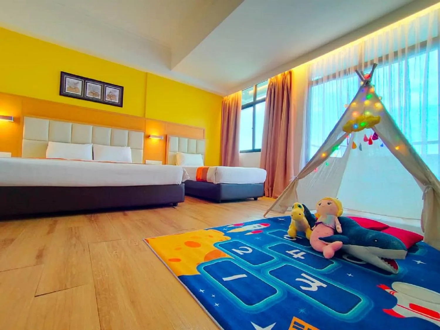 Bed in Hotel Sentral Seaview @ ​Beachfront