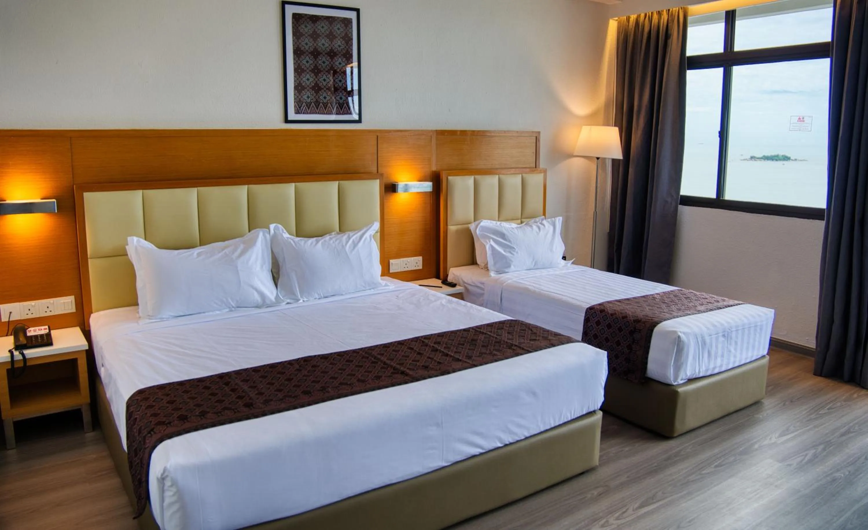 Bed in Hotel Sentral Seaview @ ​Beachfront