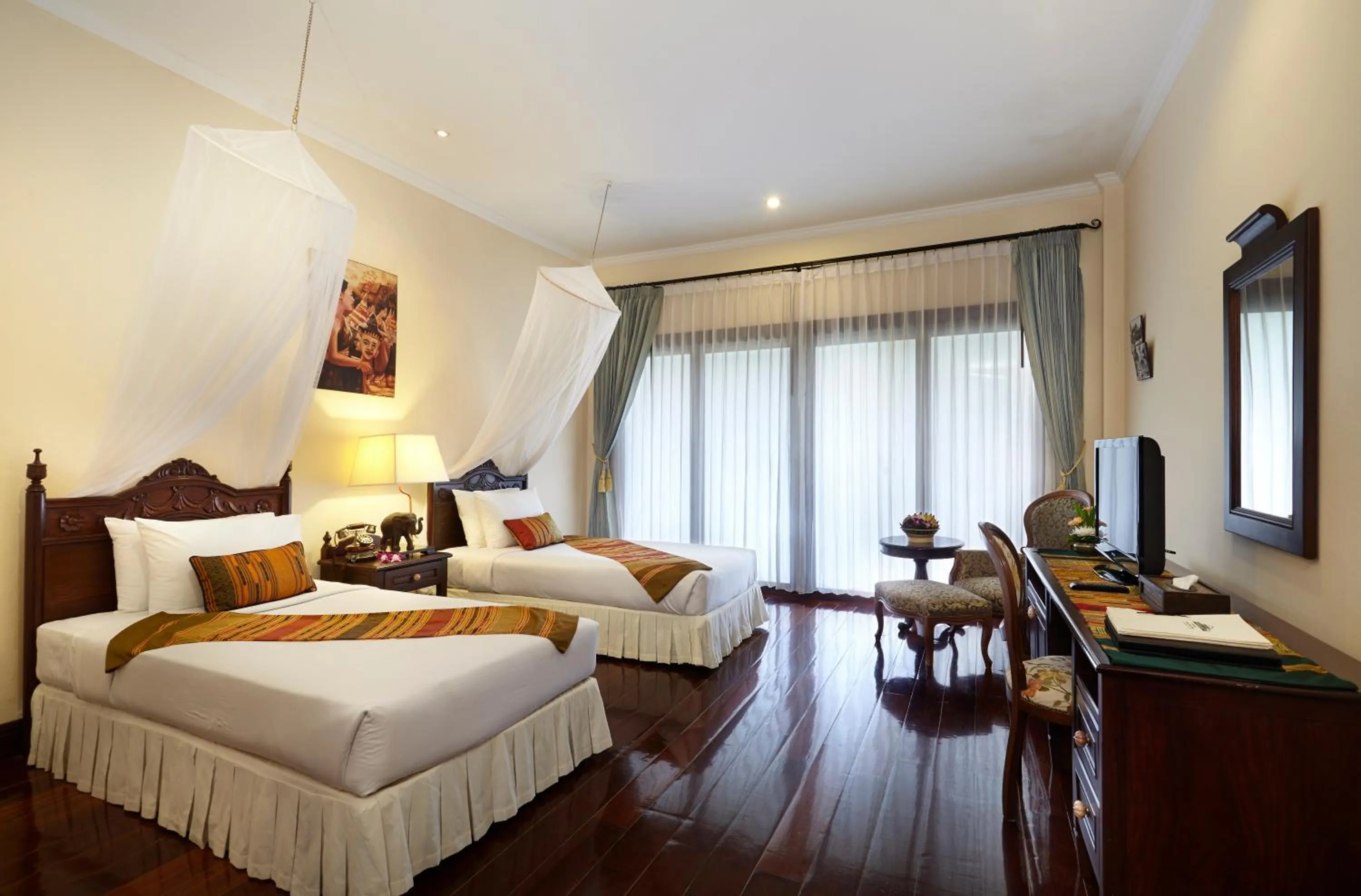 Photo of the whole room, Bed in Santi Resort & Spa