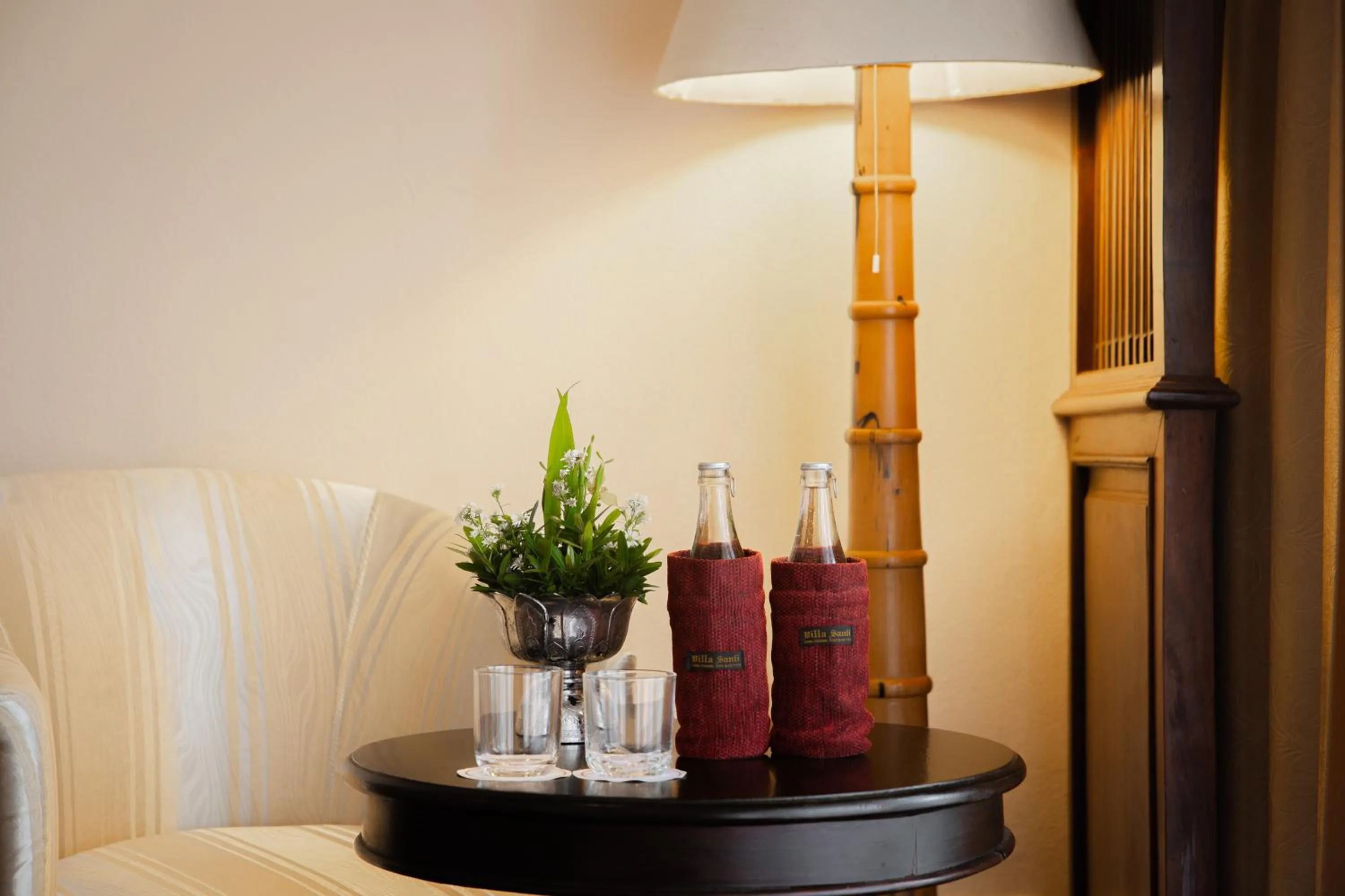 Seating area in Santi Resort & Spa