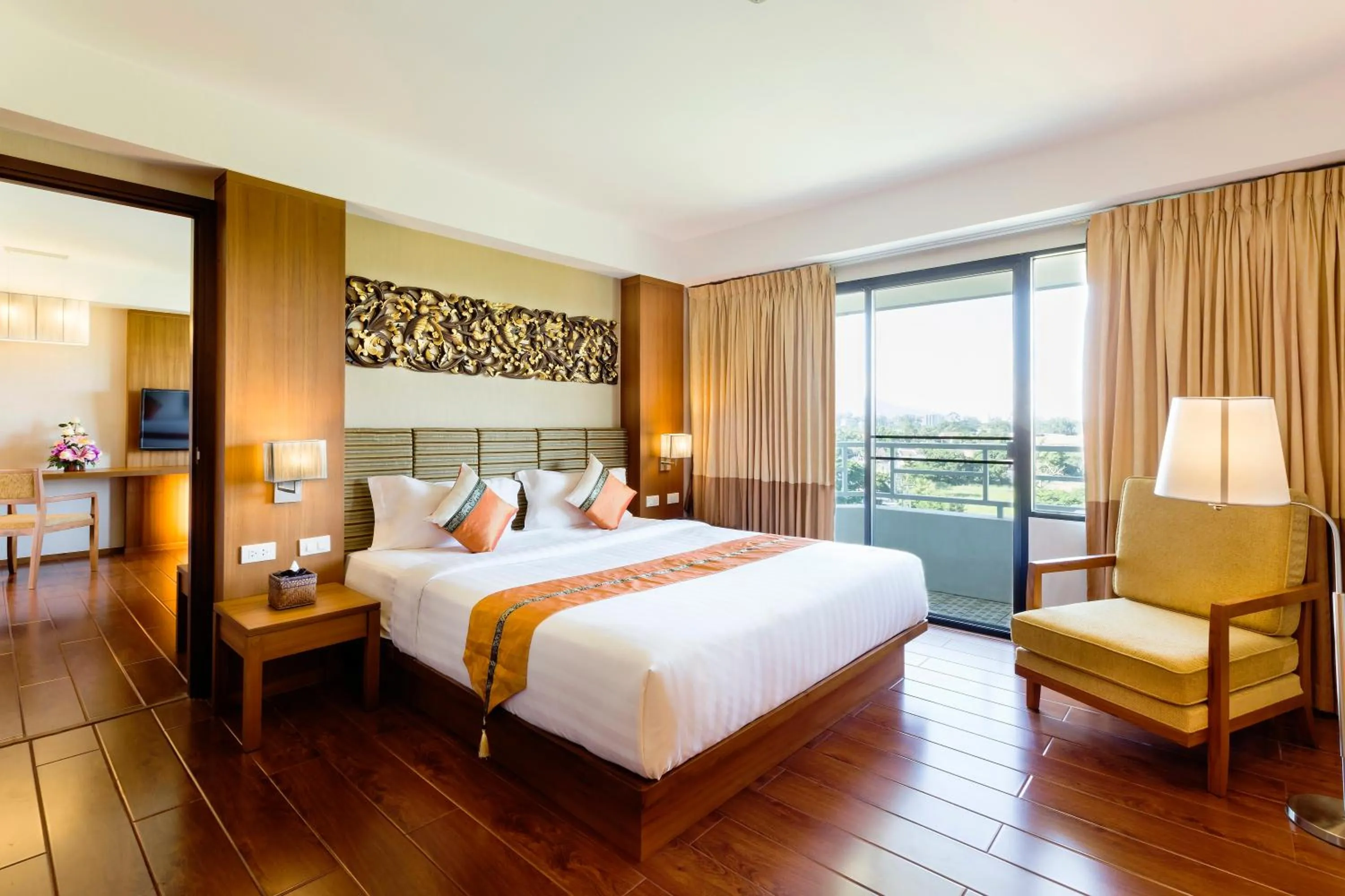 Photo of the whole room, Bed in Asia Hotels Group (Poonpetch Chiangmai)
