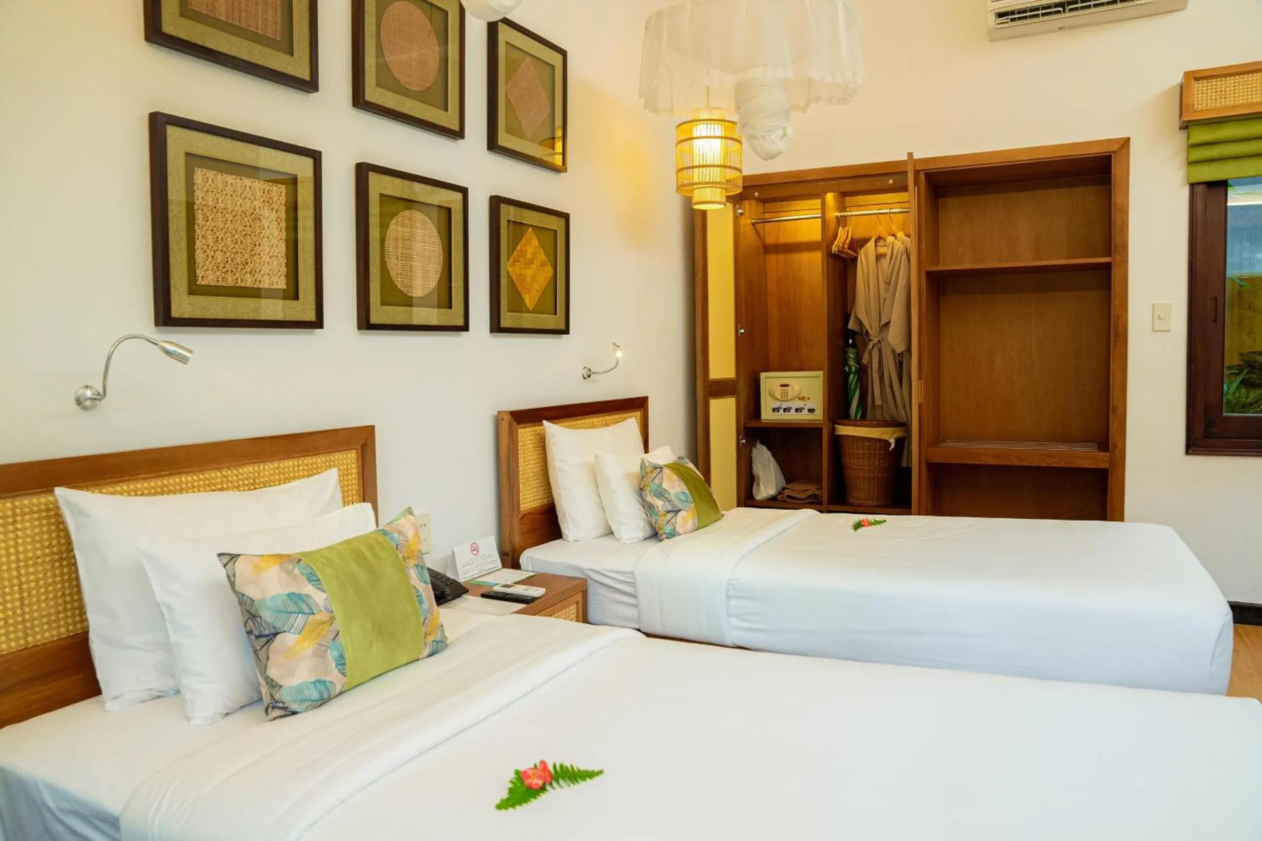 Bedroom, Bed in Bamboo Village Beach Resort & Spa