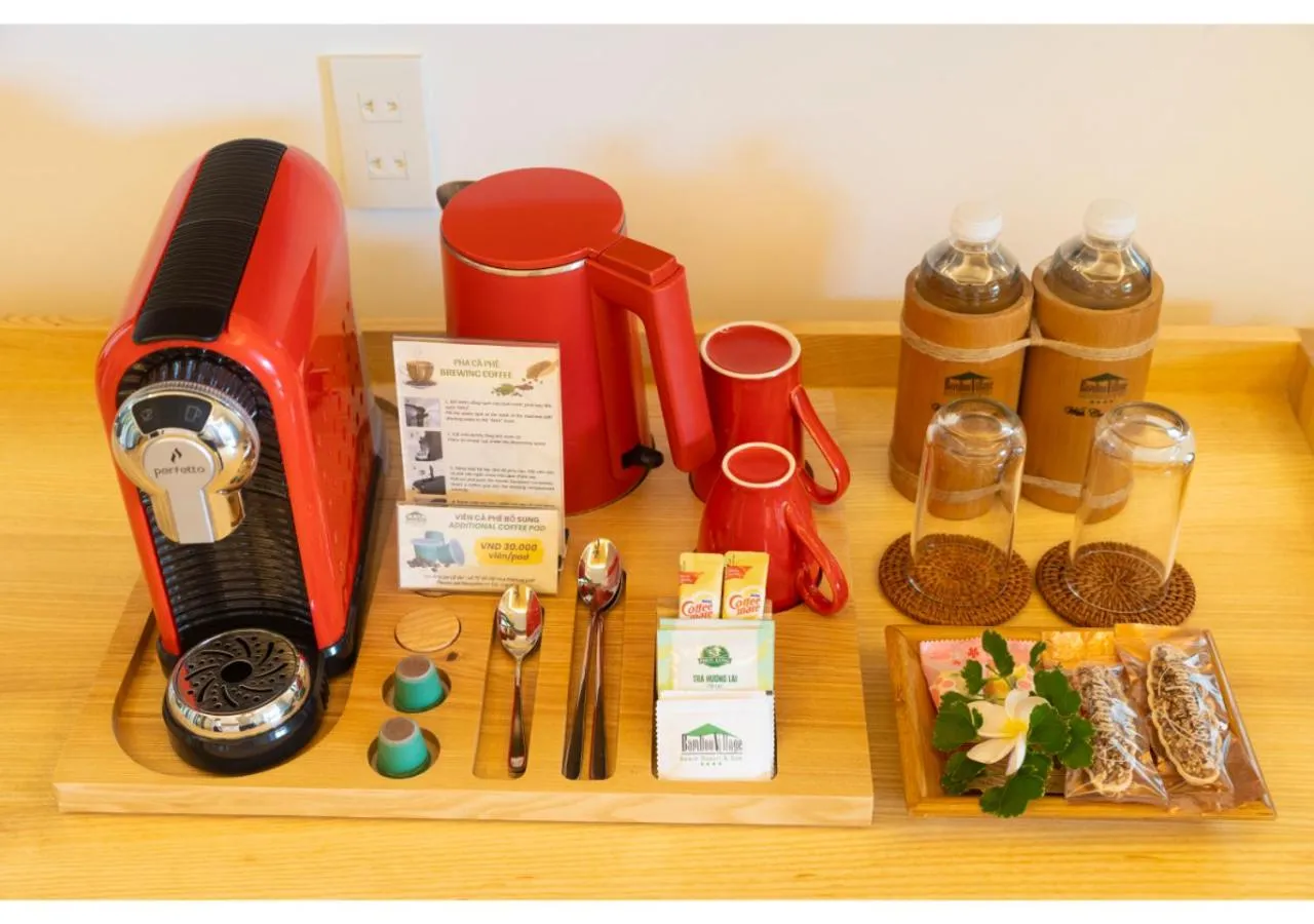 Coffee/tea facilities in Bamboo Village Beach Resort & Spa