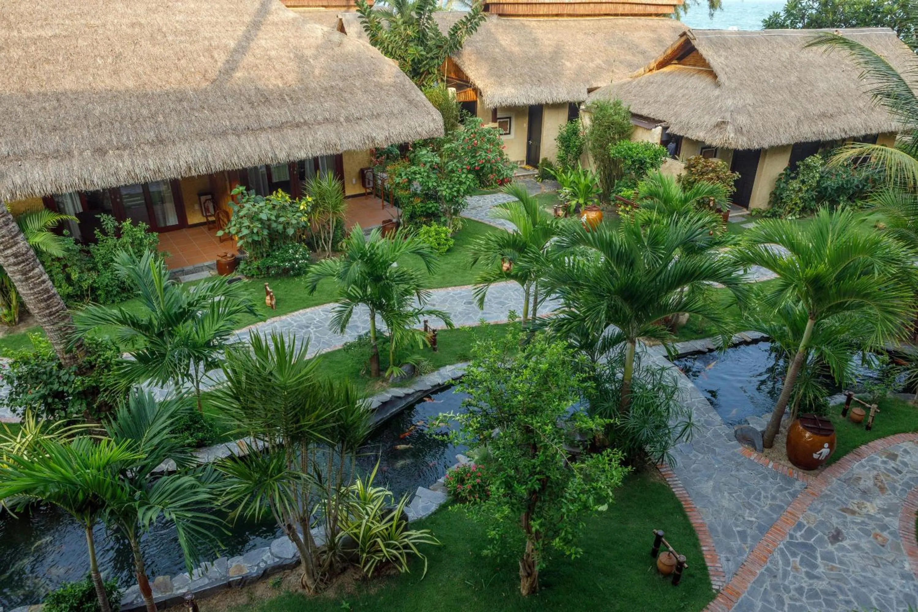 Garden view in Bamboo Village Beach Resort & Spa