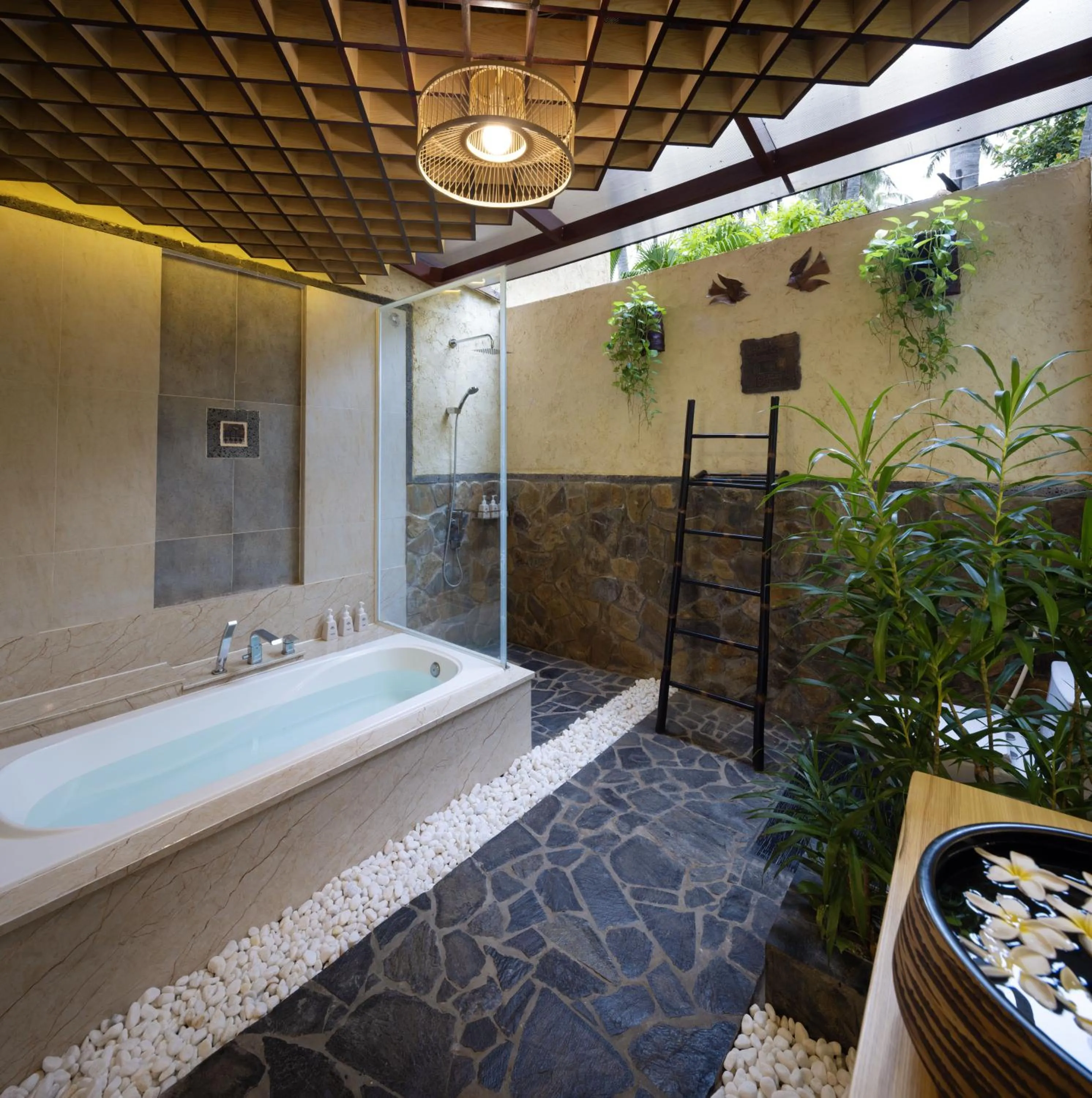 Bath in Bamboo Village Beach Resort & Spa