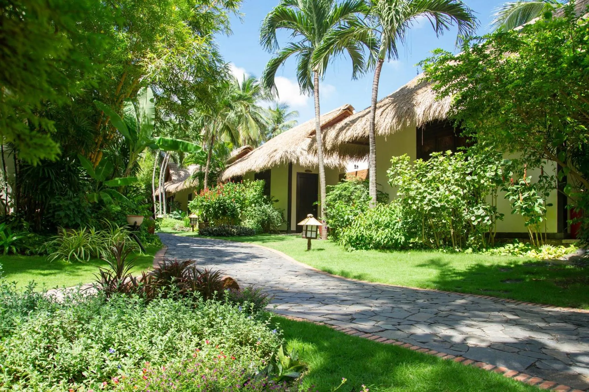 Garden view in Bamboo Village Beach Resort & Spa