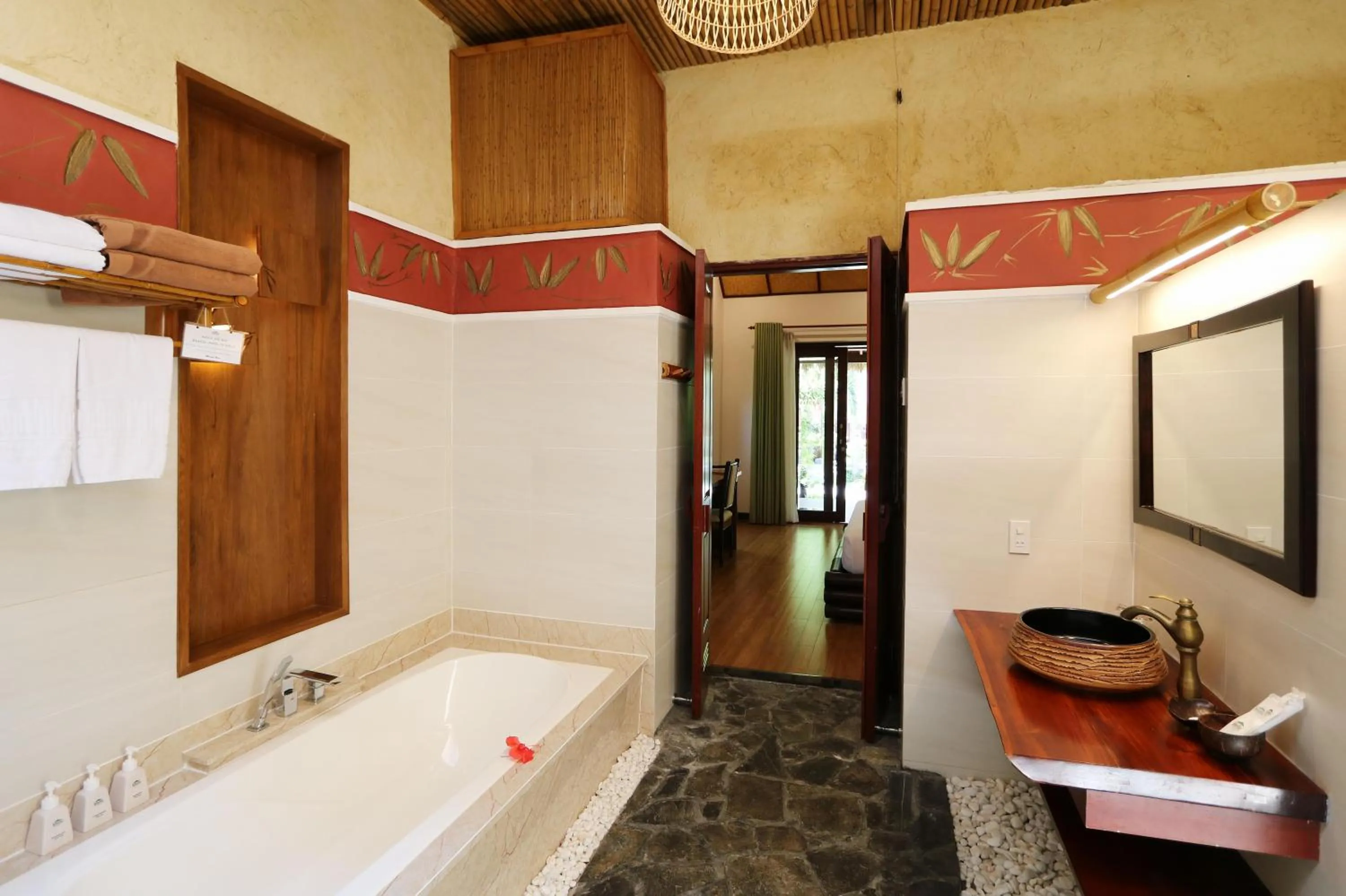 Bathroom in Bamboo Village Beach Resort & Spa