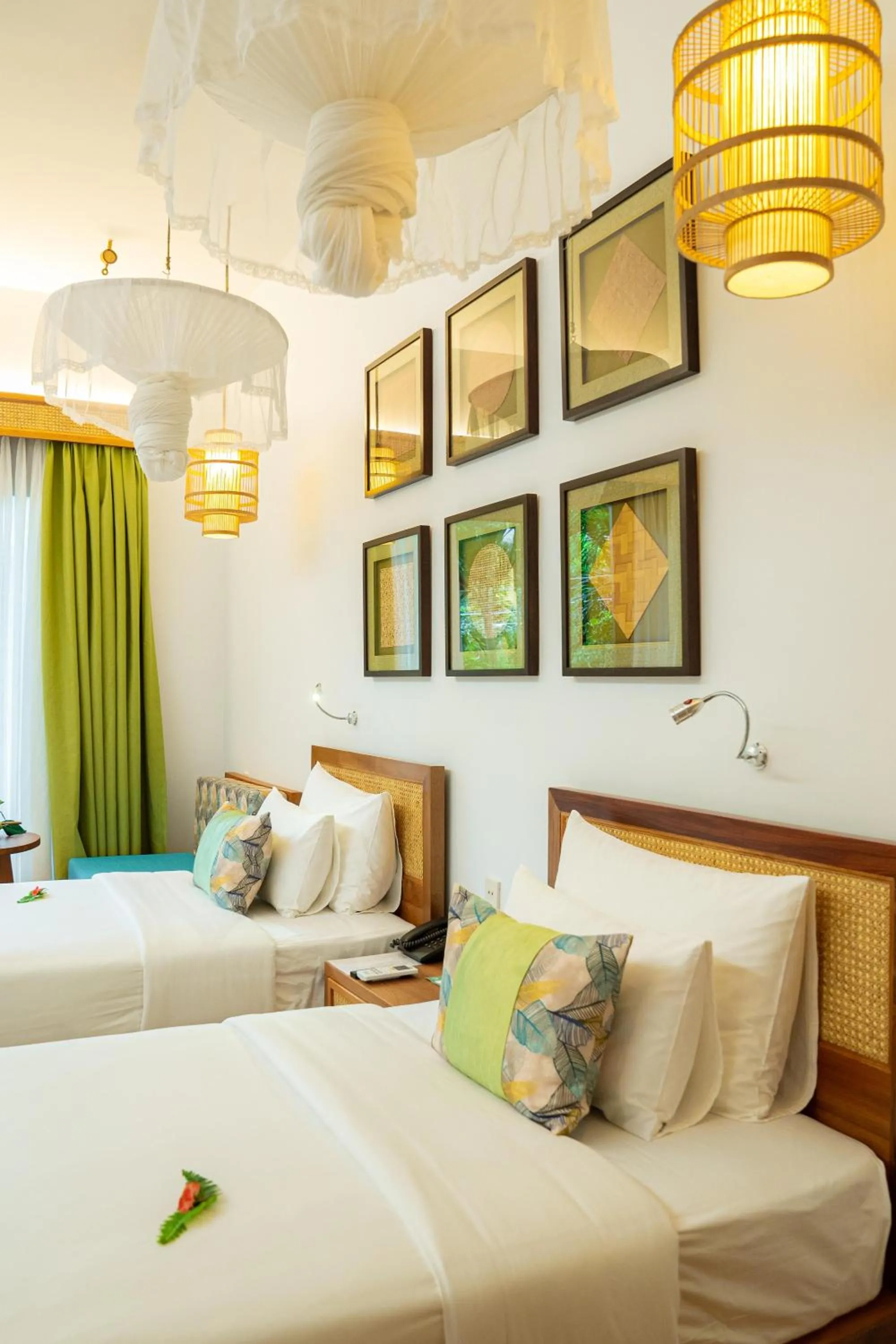 Bedroom, Bed in Bamboo Village Beach Resort & Spa