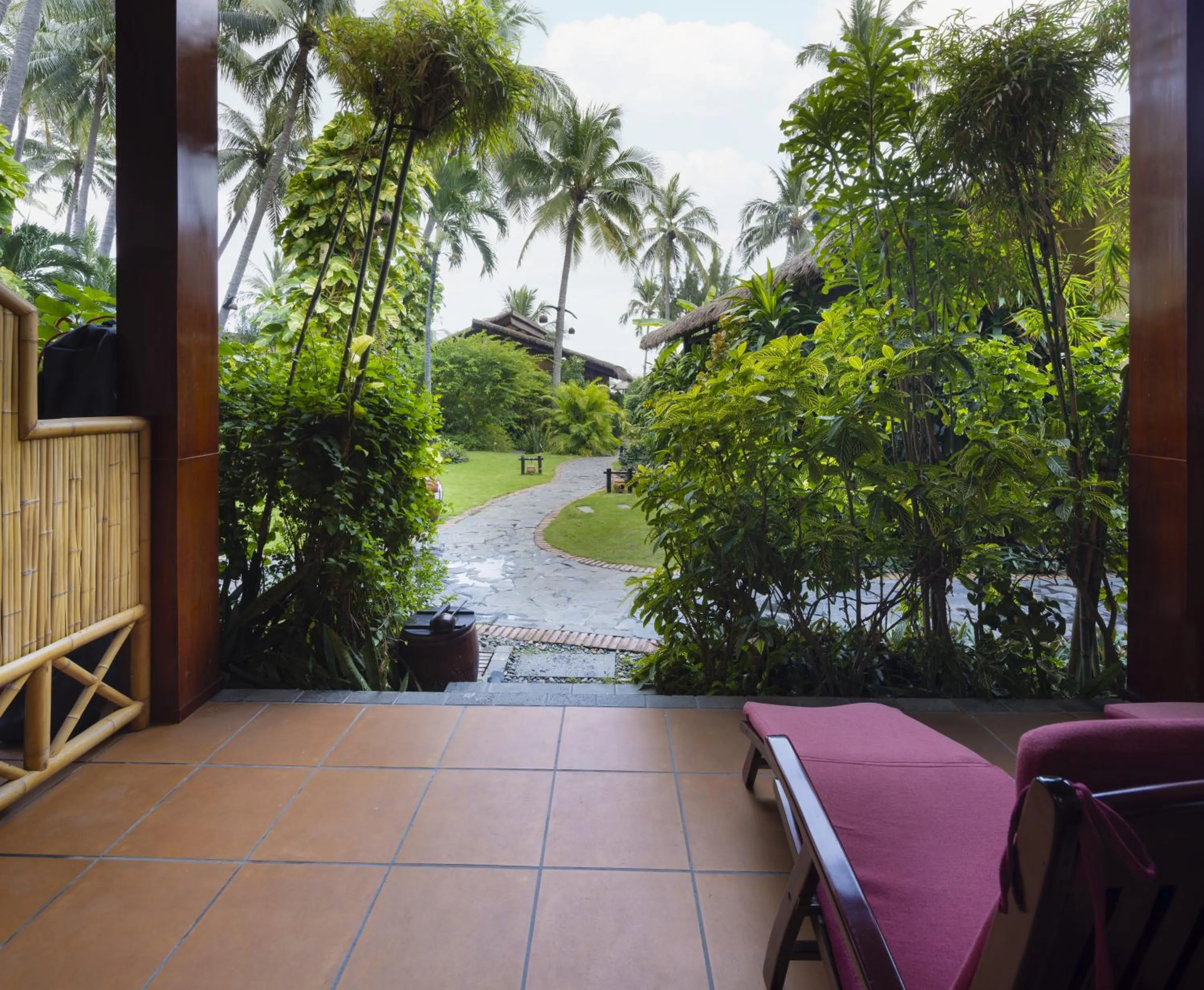 Balcony/Terrace in Bamboo Village Beach Resort & Spa