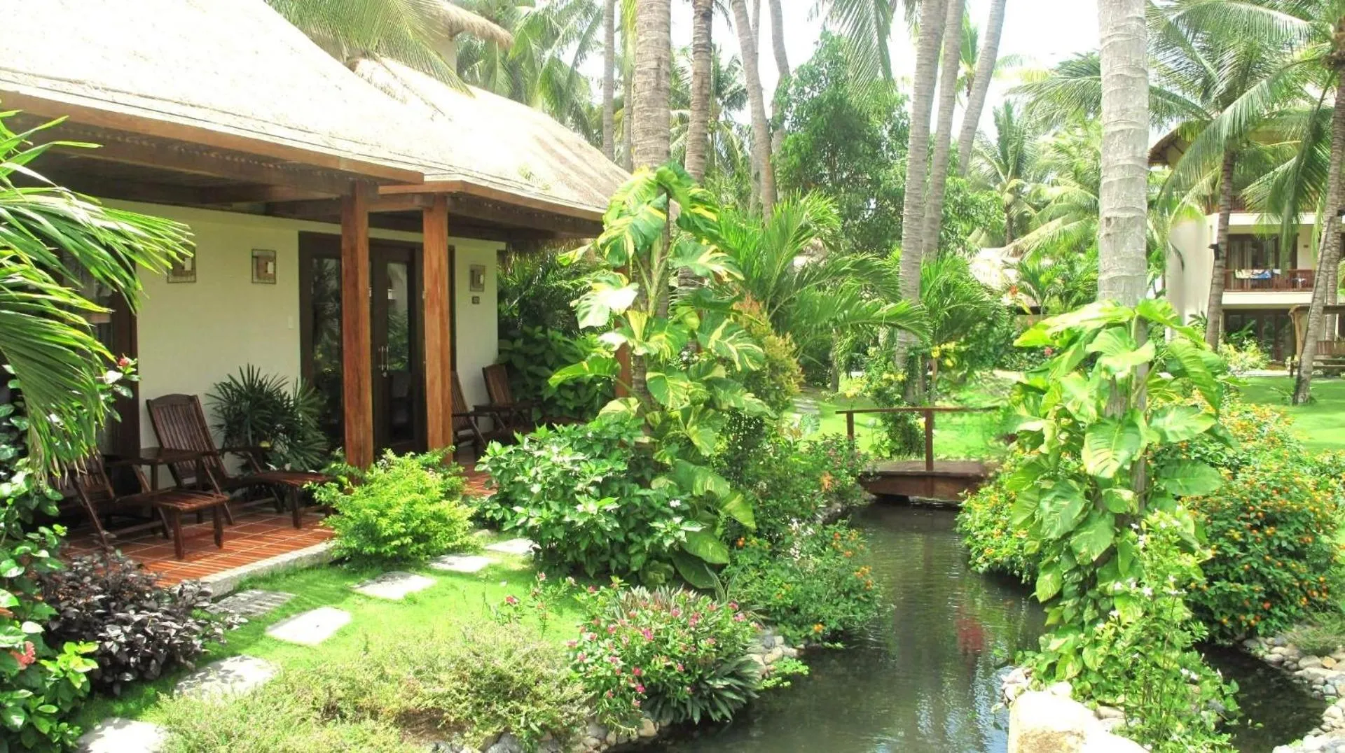 Garden view in Bamboo Village Beach Resort & Spa