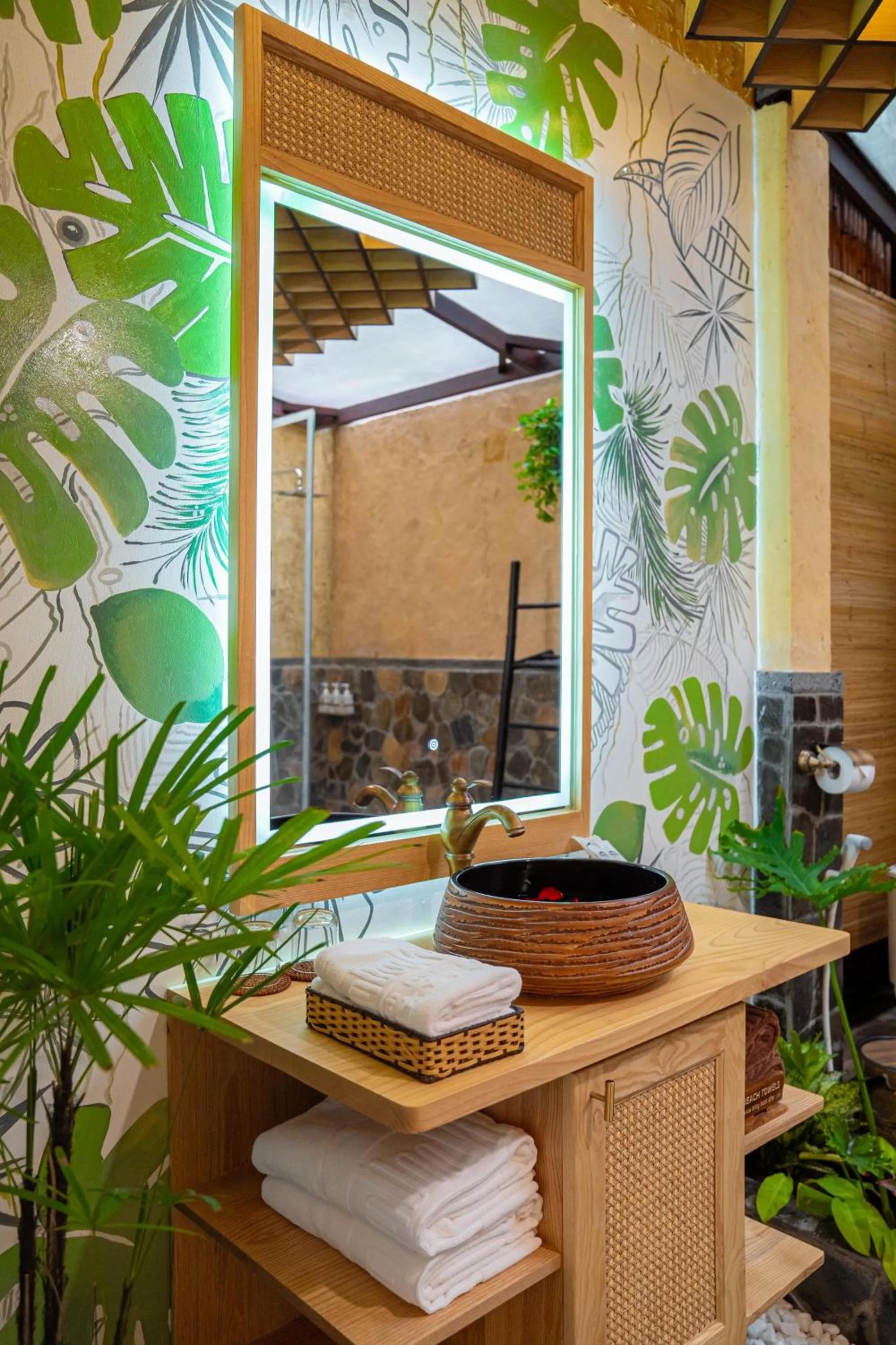 Bathroom in Bamboo Village Beach Resort & Spa