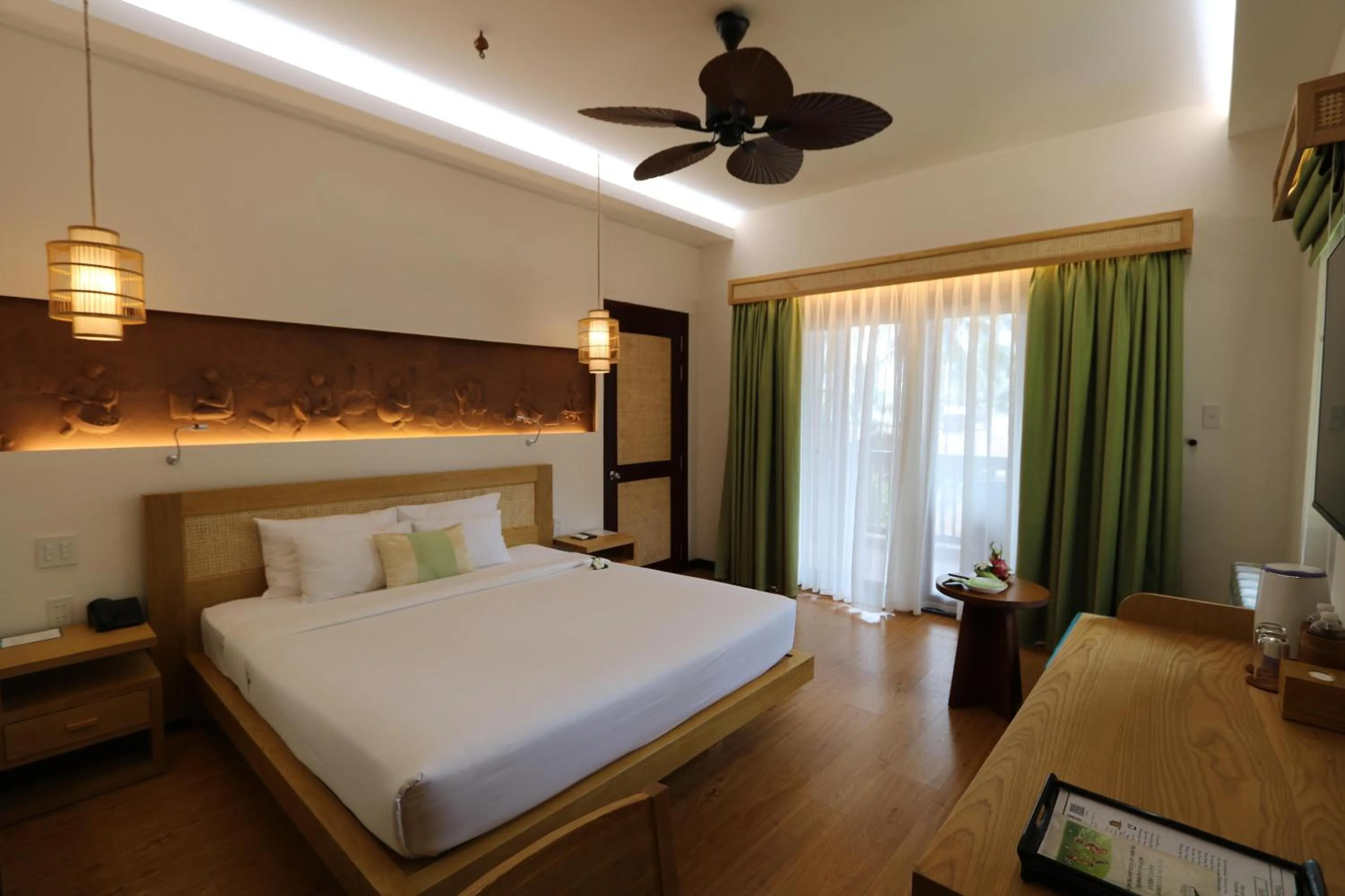 Bedroom, Bed in Bamboo Village Beach Resort & Spa