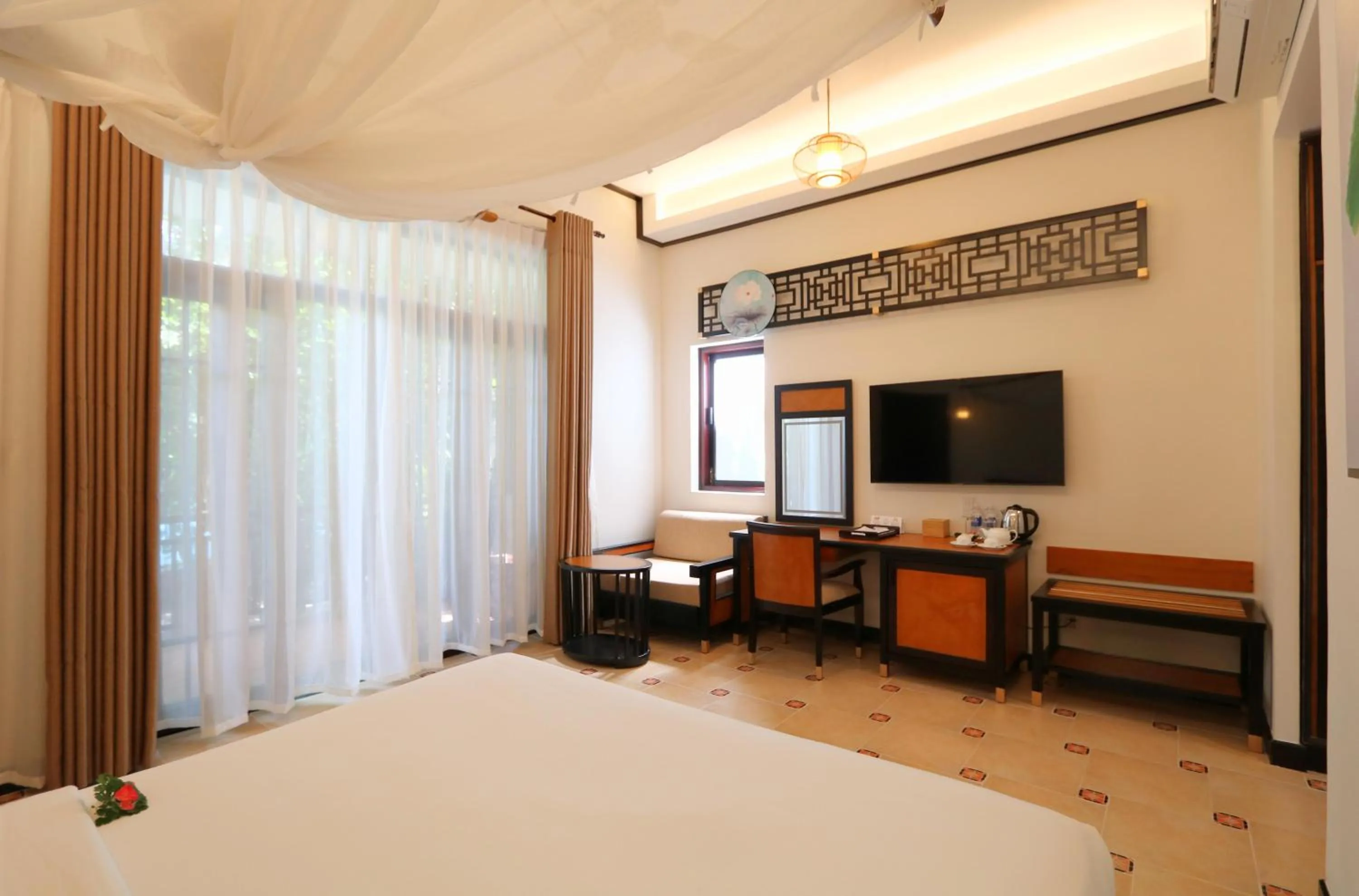 Bedroom, Bed in Bamboo Village Beach Resort & Spa