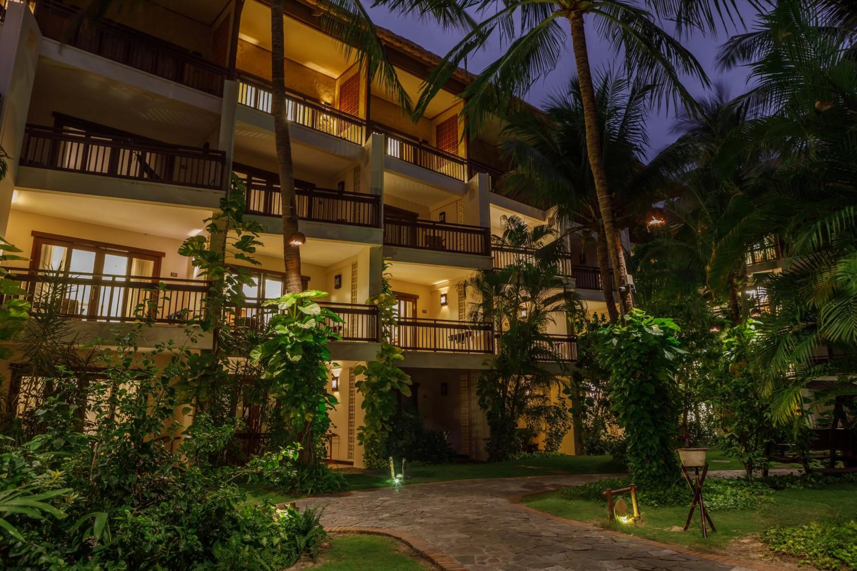 Property building in Bamboo Village Beach Resort & Spa