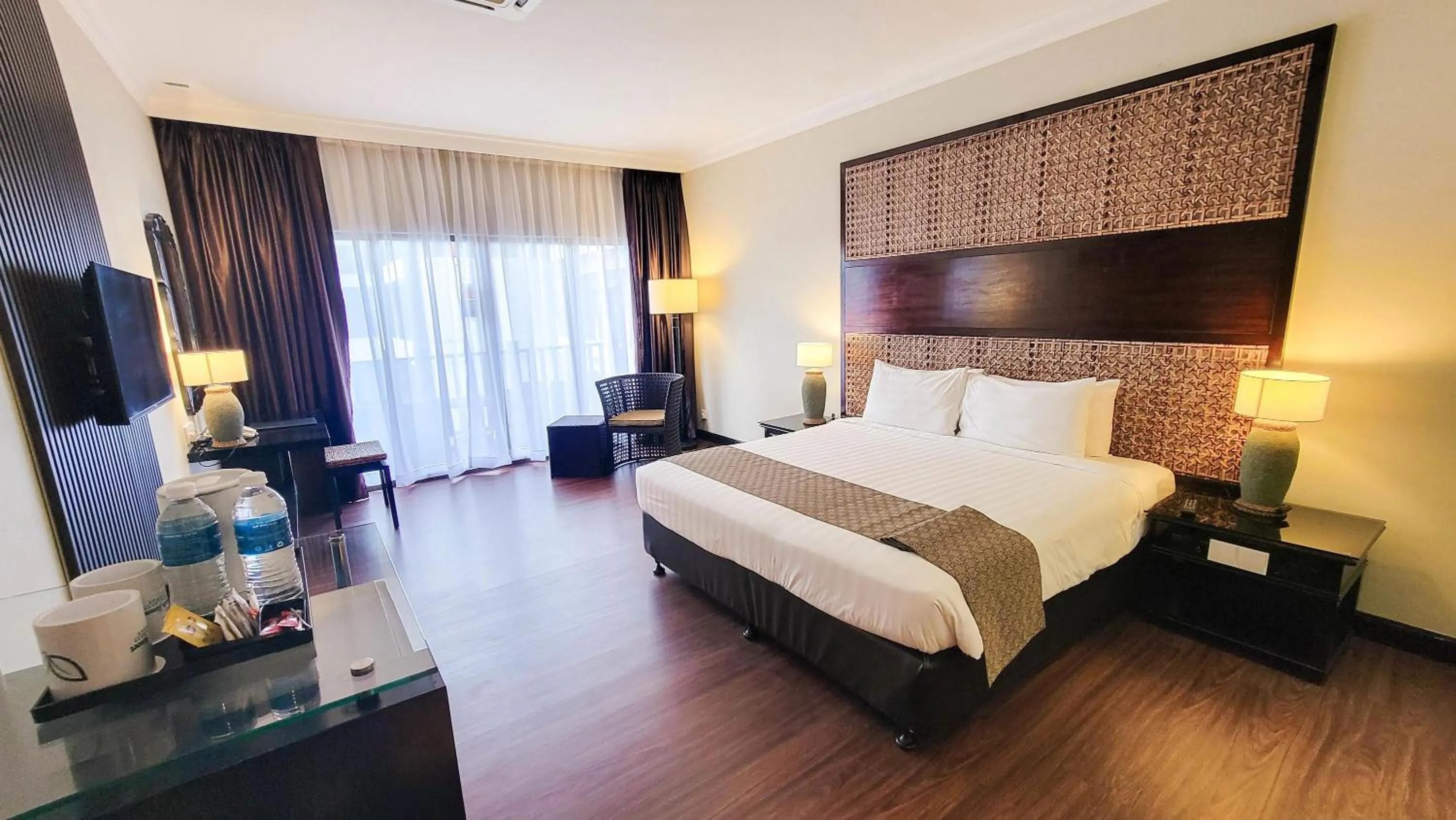 Bed in Mines Beach Resort Hotel