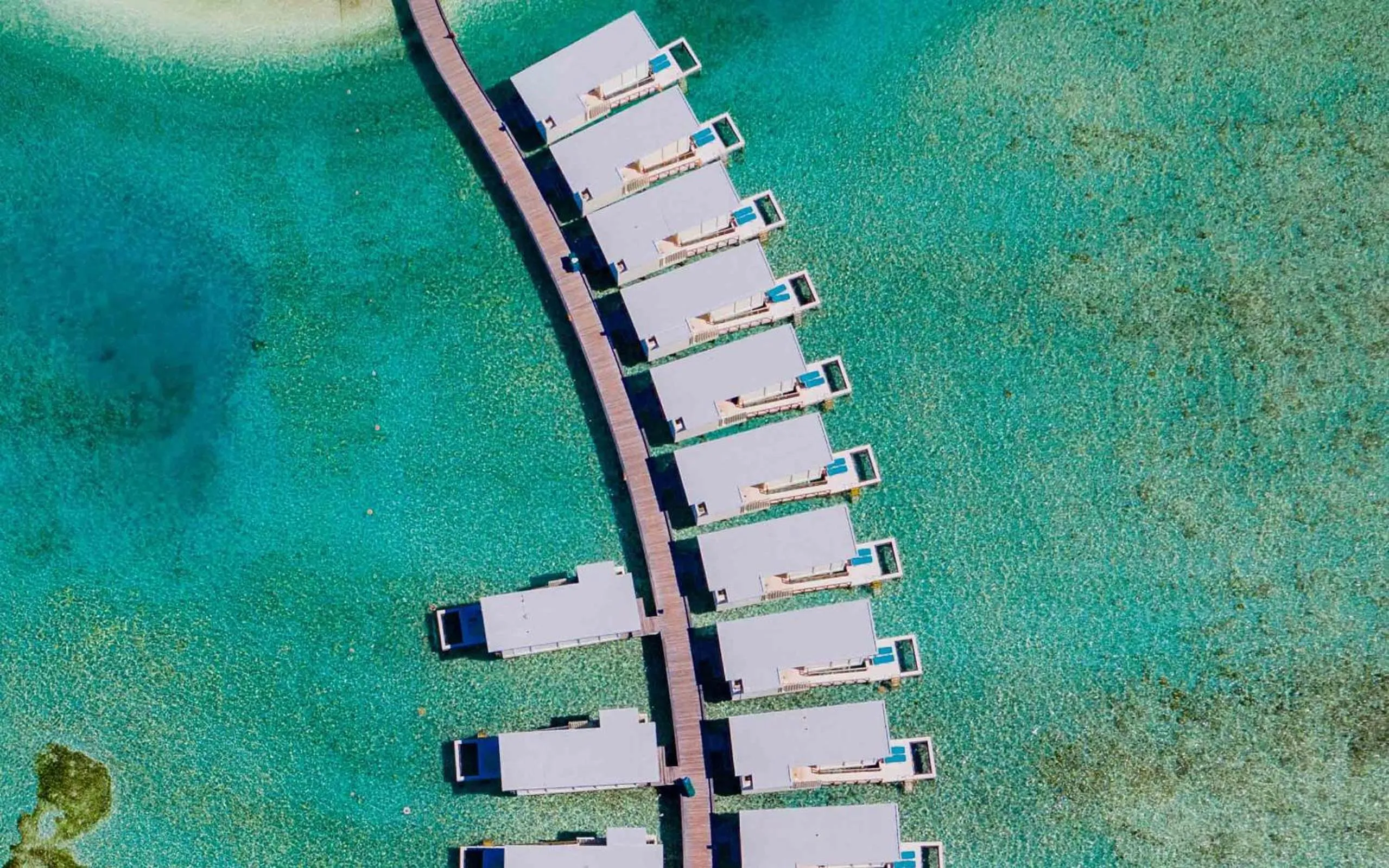 Bird's eye view in Holiday Inn Resort Kandooma Maldives - Kids Stay & Eat Free and Free Roundtrip Speed Boat for a minimum 4 nights stay