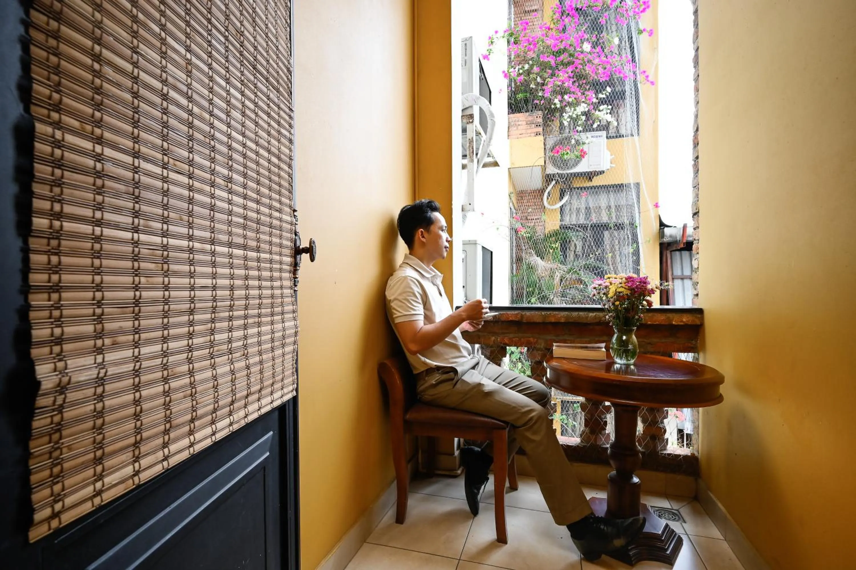 Balcony/Terrace in Halo Boutique Ben Thanh Hotel