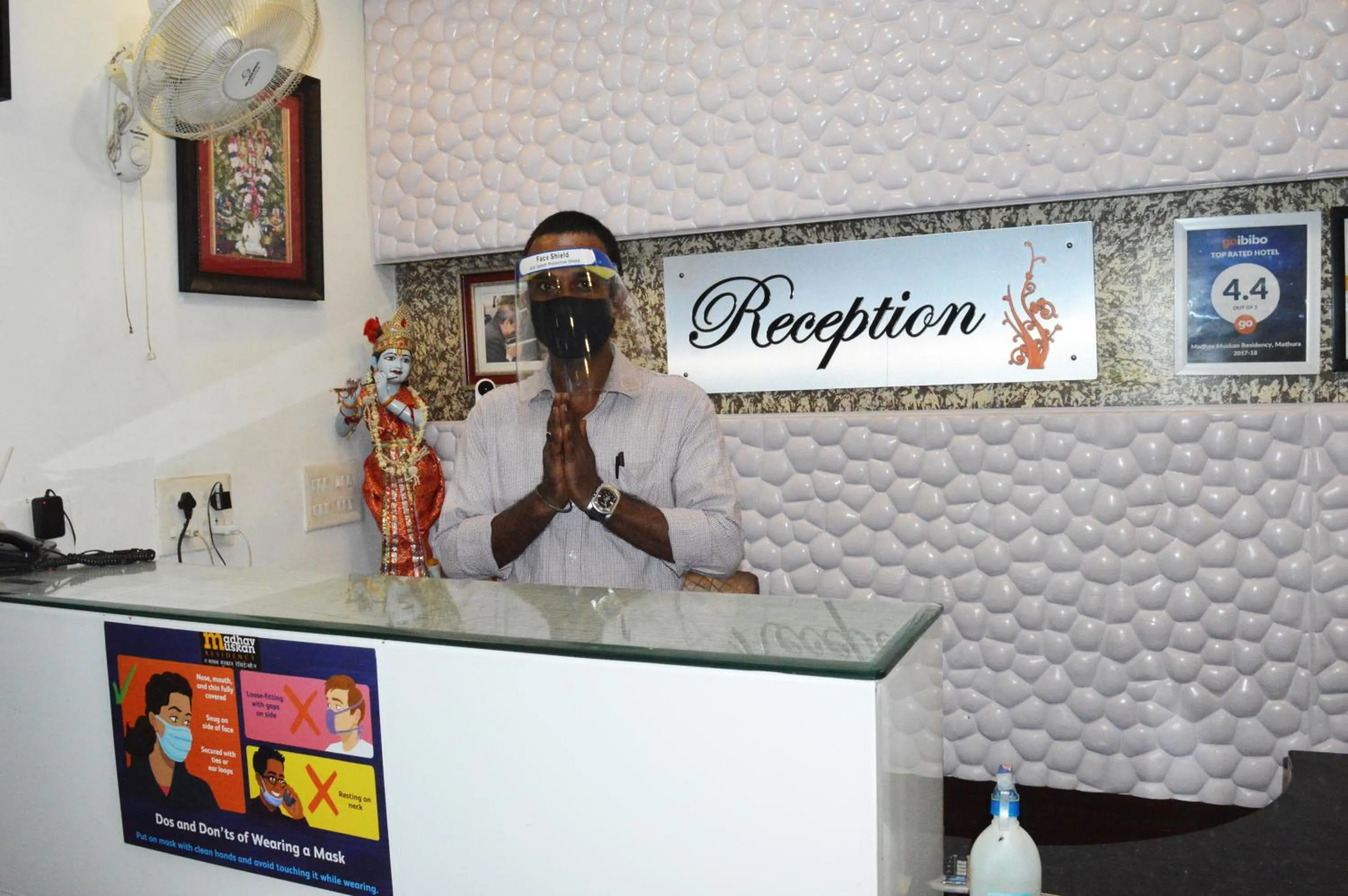 Lobby or reception in Madhav Muskan Residency